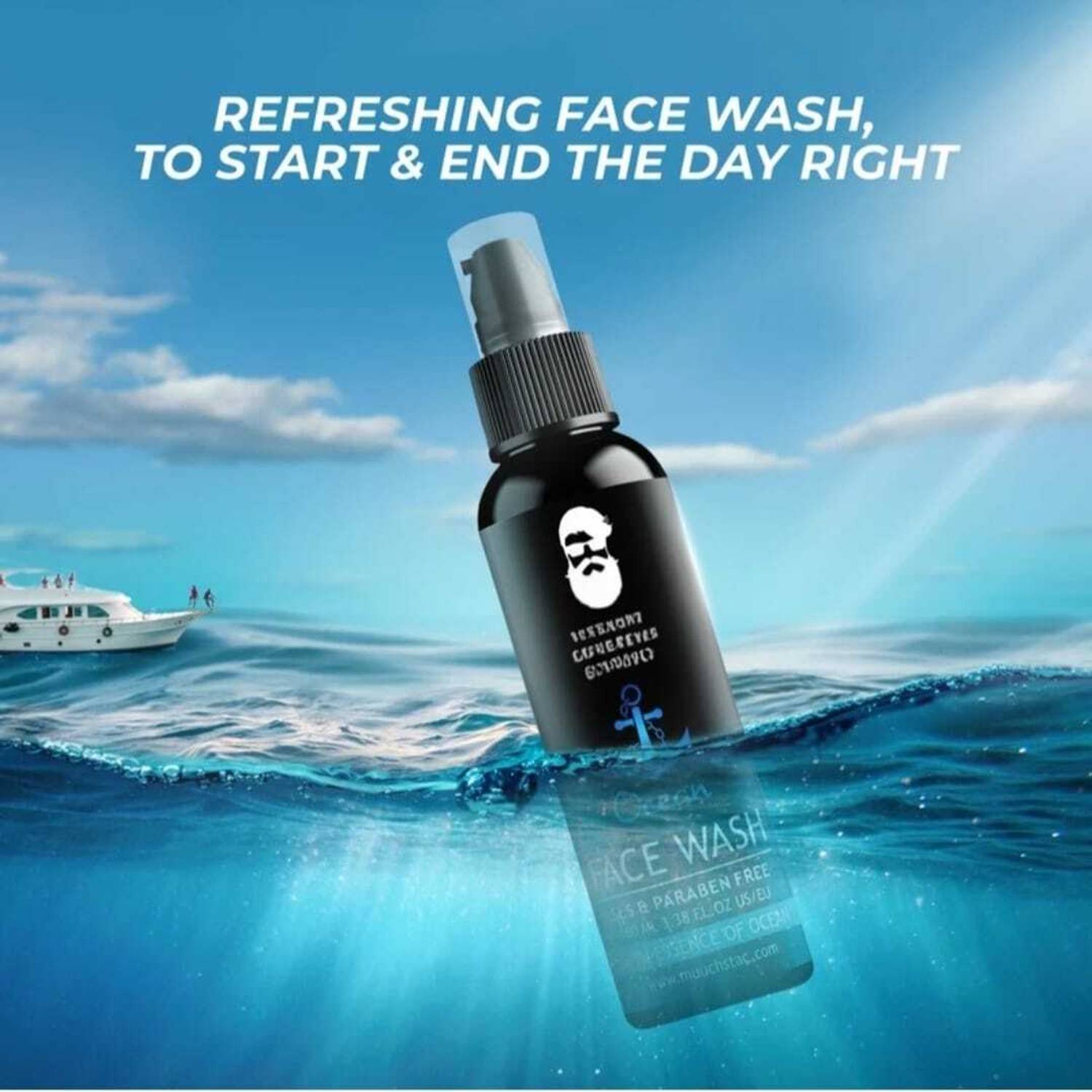 HSNAYIR Ocean for Men 200 ml Face Wash - Image 5
