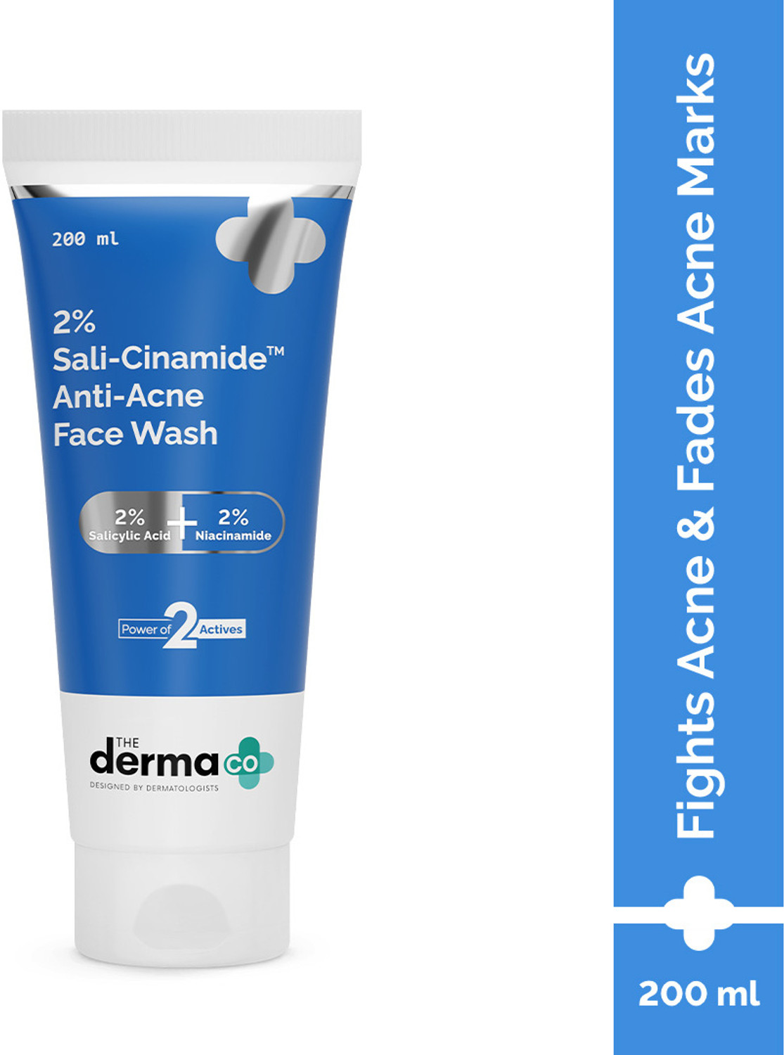 Image of The Derma Co 2% Sali-Cinamide Anti-Acne with 2% Salicylic Acid & 2% Niacinamide Face Wash