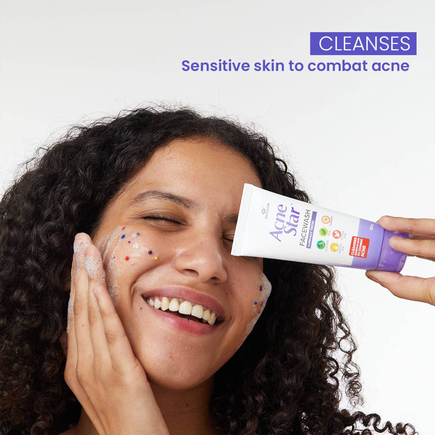 acnestar Unisex Face Wash 3 Pc 50 Gr 3 Pieces - Image 5