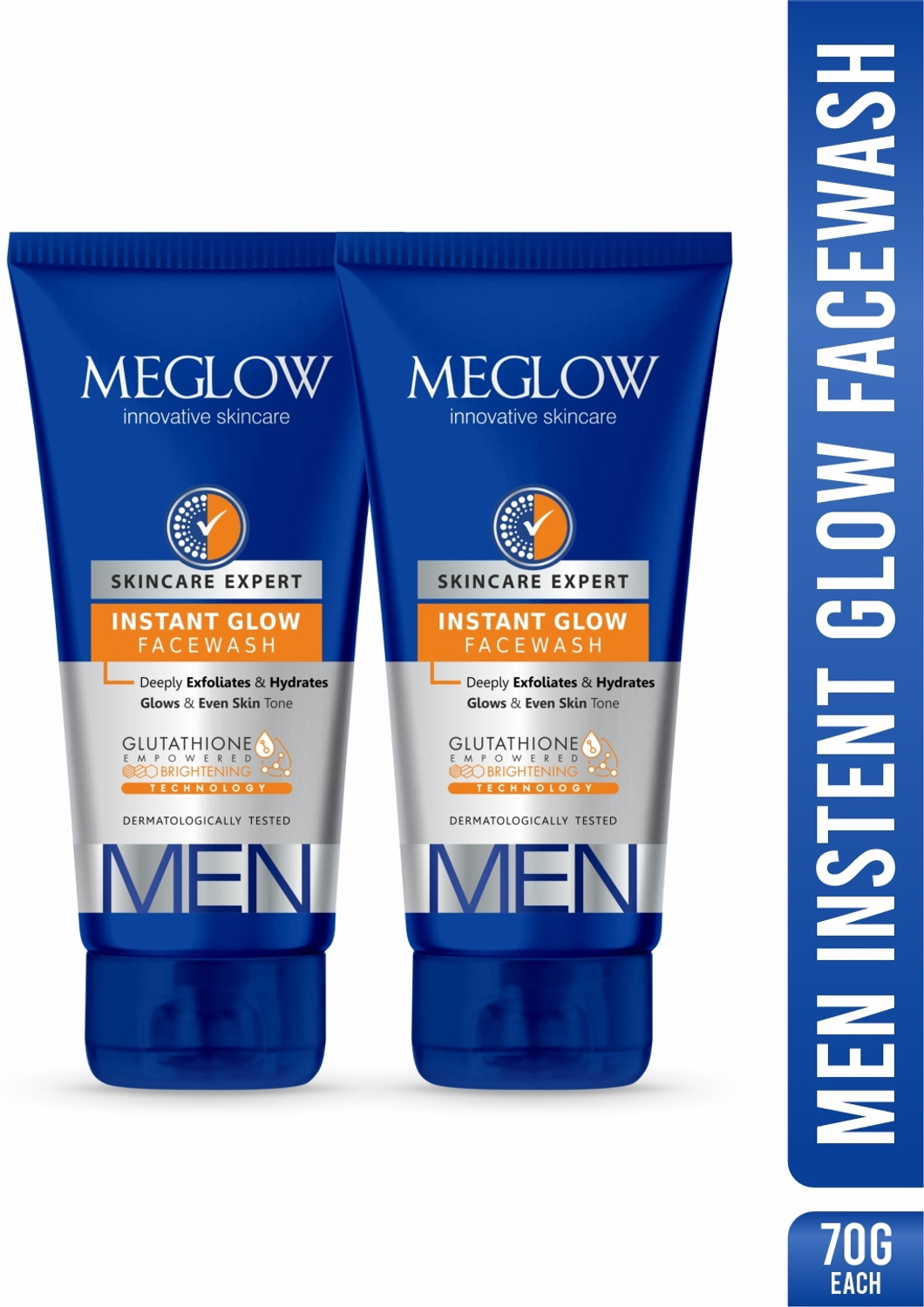 Image of meglow Instant Glow Facewash For Daily Use with Vitamin E for Healthier & Brighter Skin Face Wash