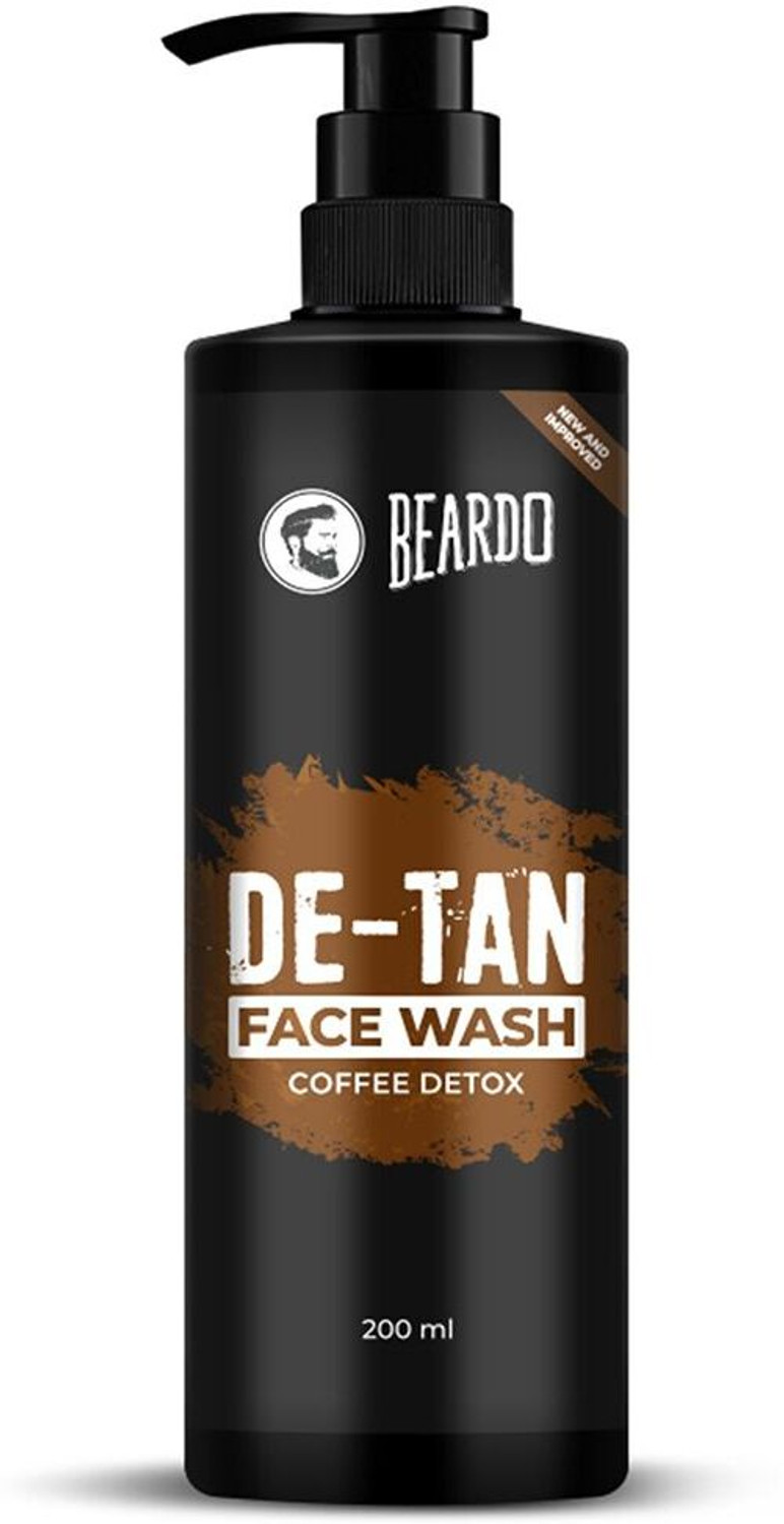 Image of BEARDO De-Tan Facewash For Men, 200 ml | Tan Removal Facewash for Men | Oil Control Face Wash