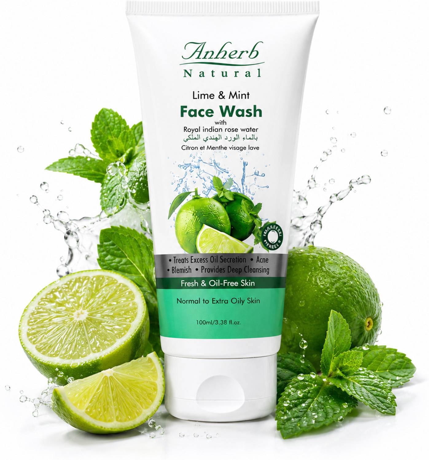 Anherb Lime & Mint  Face Wash