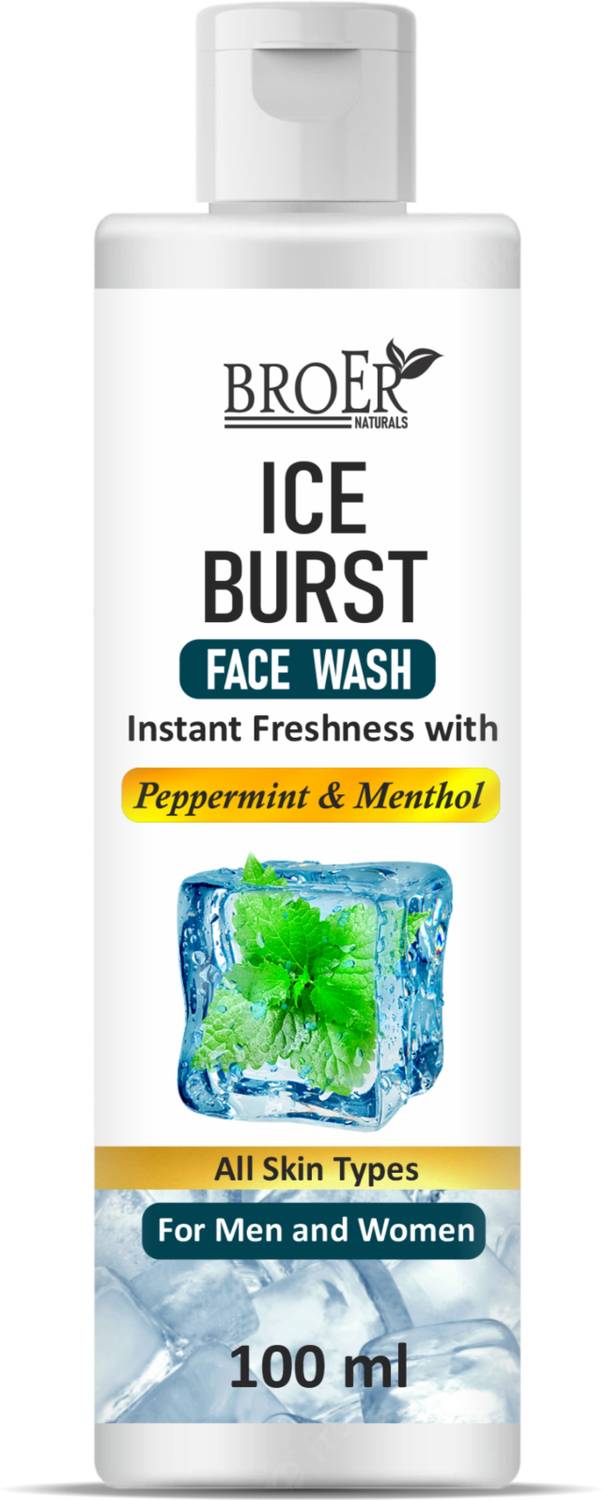 BROER Instant Freshness & Fairness | Icy Cool | Ice Burst Face Wash