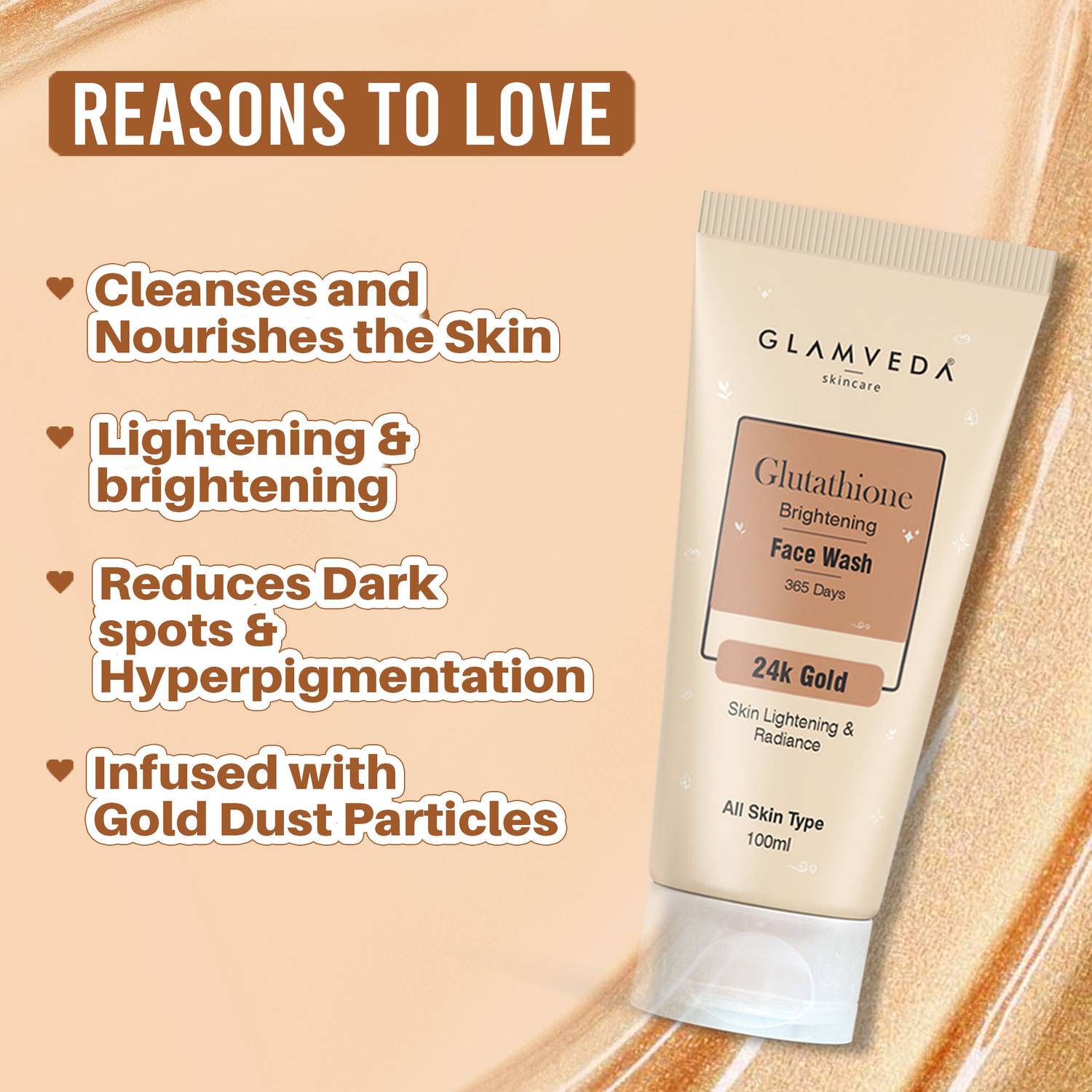 glutathione tablet side effects on skin Private Label 24K Gold Multi Effect Repair Face 4 in 1 Skin Care  Moisturizing Brightening Anti Aging Whitening Serum