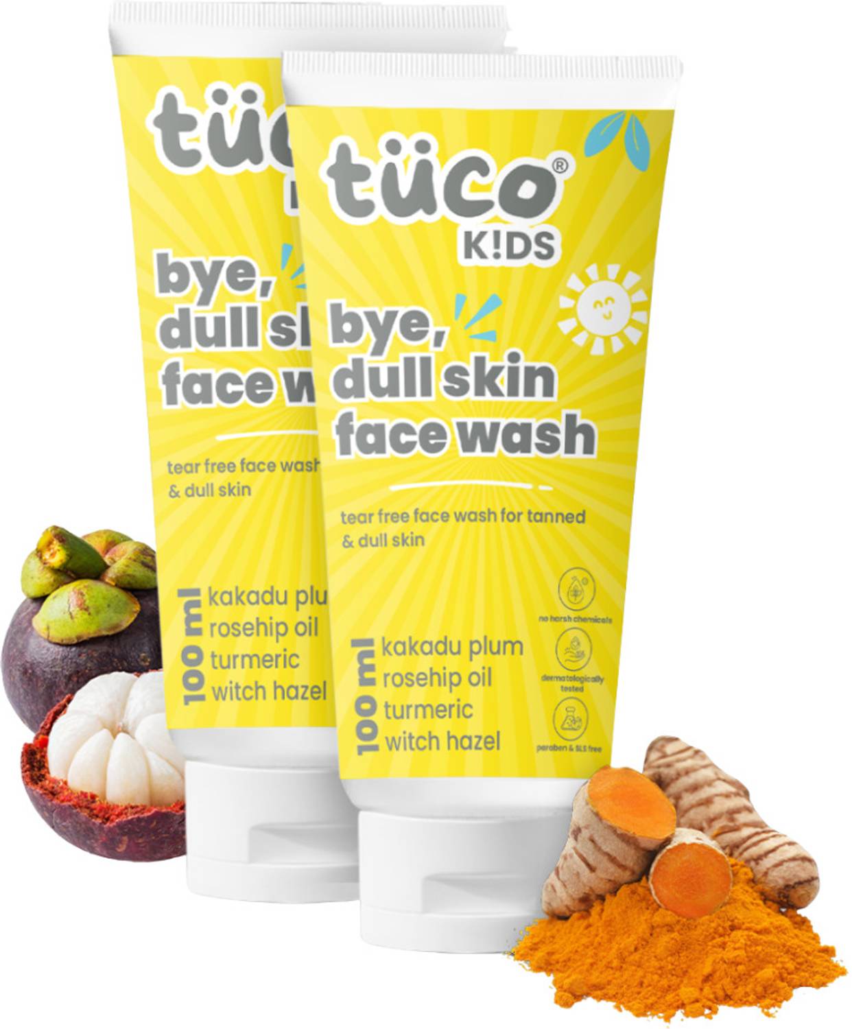 TuCo Intelligent Kids Dull Skin Facewash with Kakadu Plum for cle