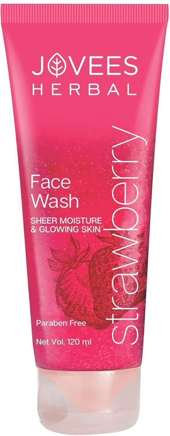 Image of JOVEES Strawberry 120 ml (PACK OF 1) Face Wash