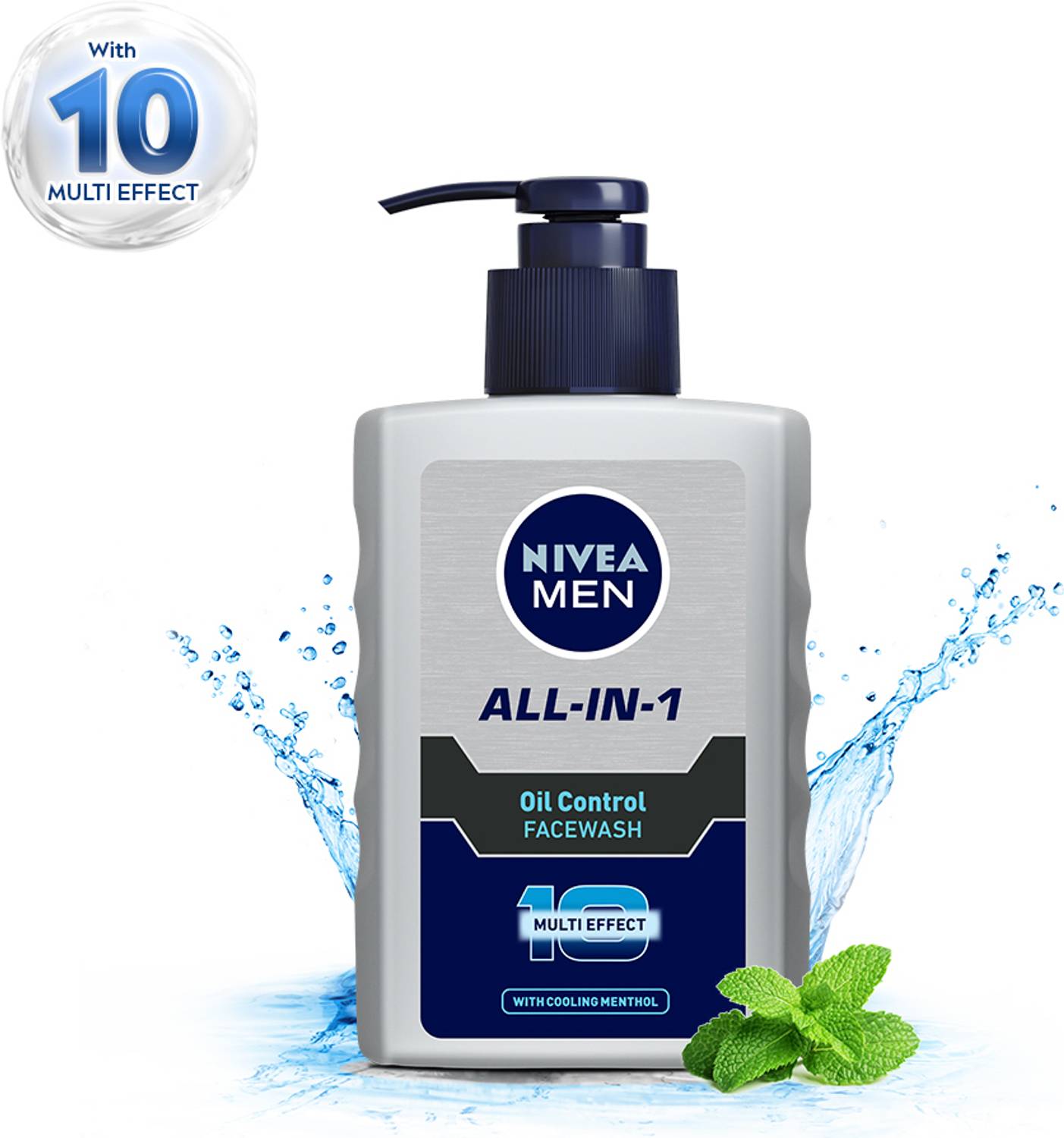 Nivea Men All In One Cooling Menthol Face Wash 150ml - Image 3