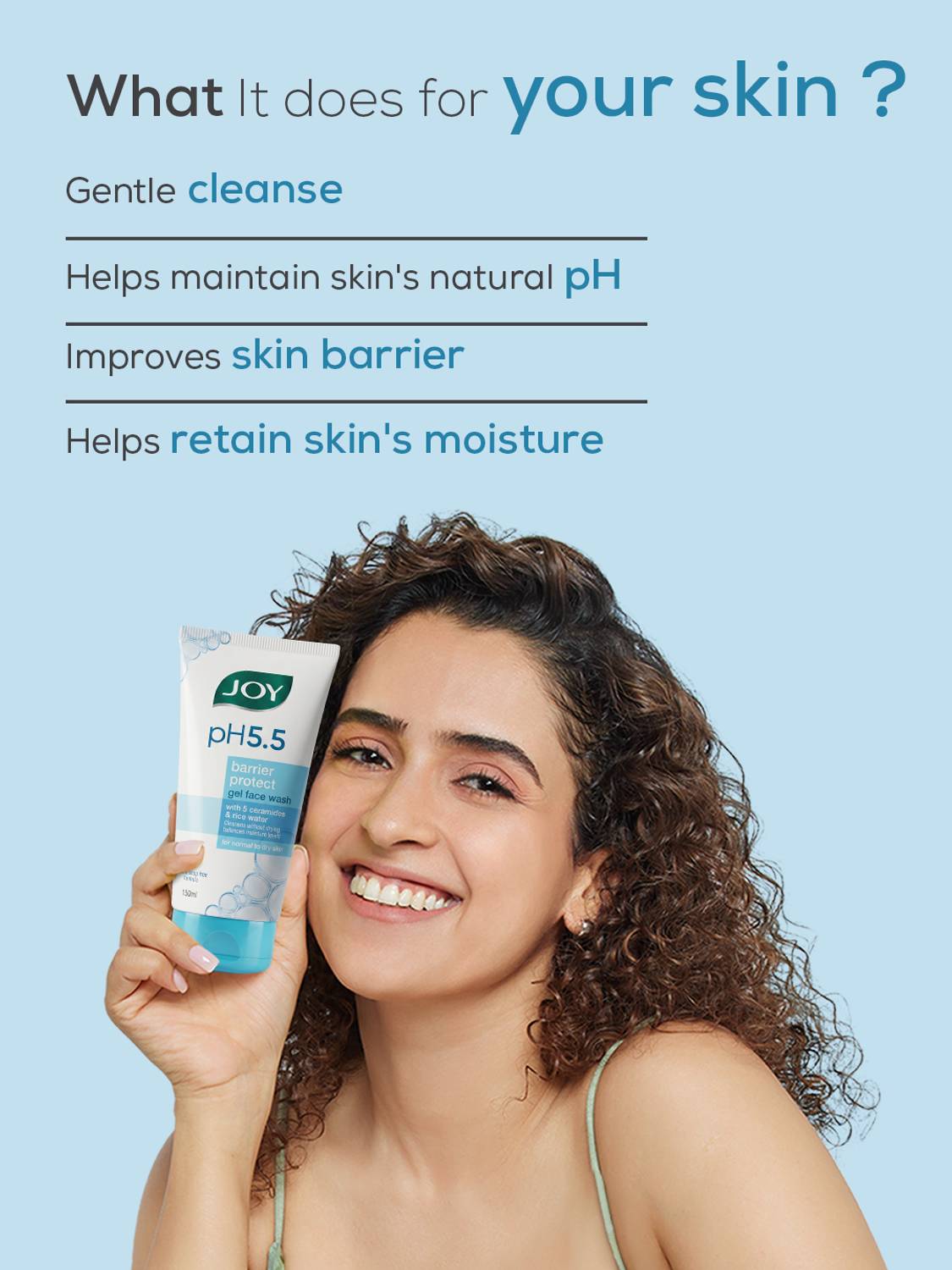 Joy pH 5.5 Barrier Protect Gel Face Pack of 2 · 150 ml (300 ml total) - Image 4