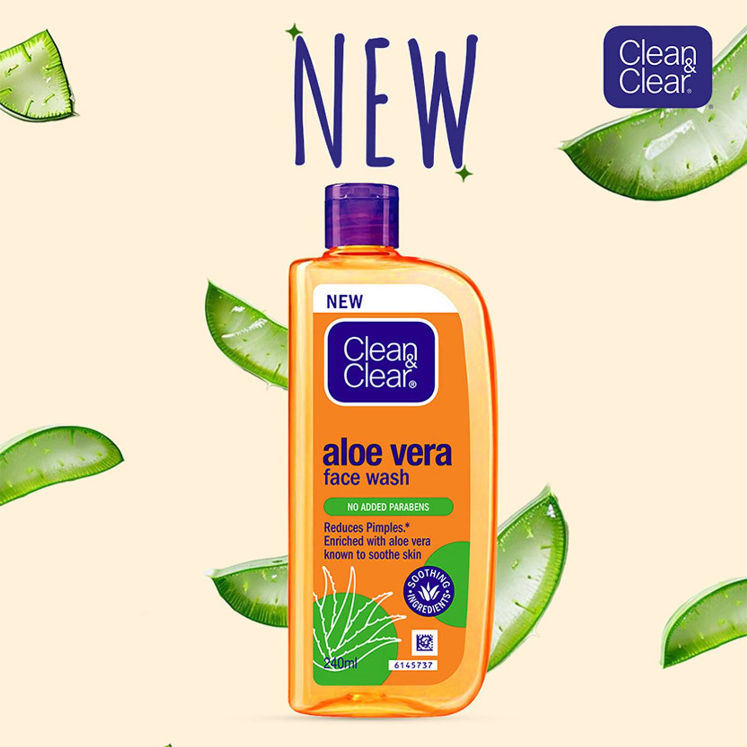 Clean & Clear Aloe Vera Face Wash 100ml - Image 3