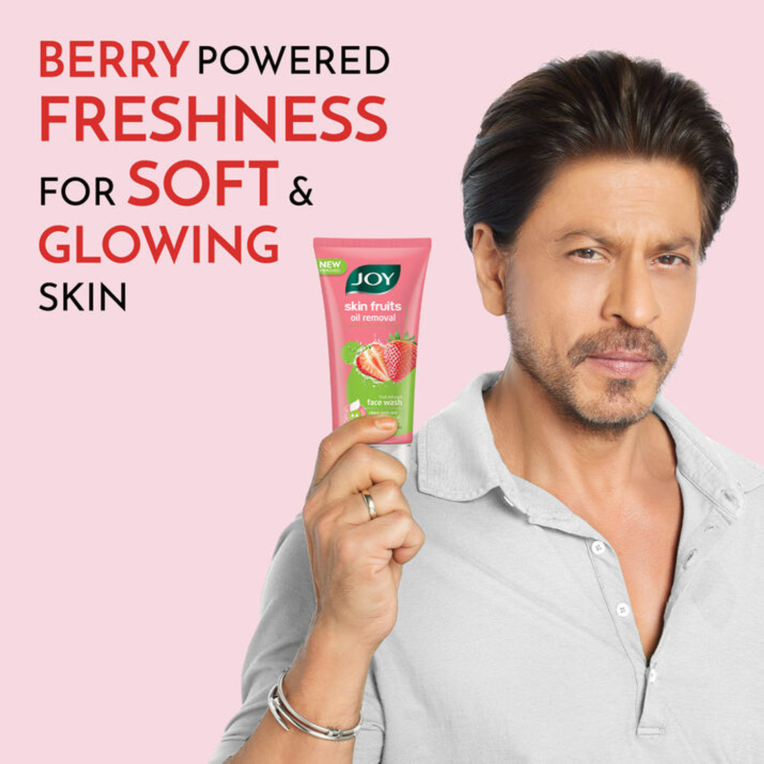 Image of Joy Skin Fruits Oil Control Strawberry For Oily Skin Face Wash