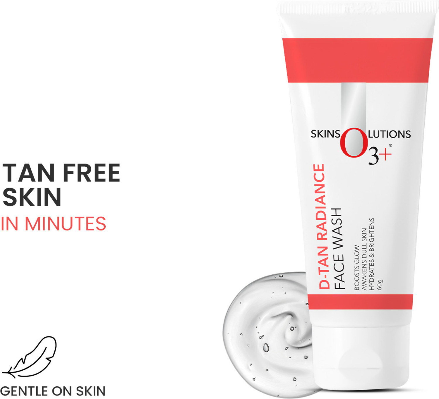 Image of O3+ D-Tan Radiance With Vitamin C Glowing Skin and deep cleanses, 60G Face Wash
