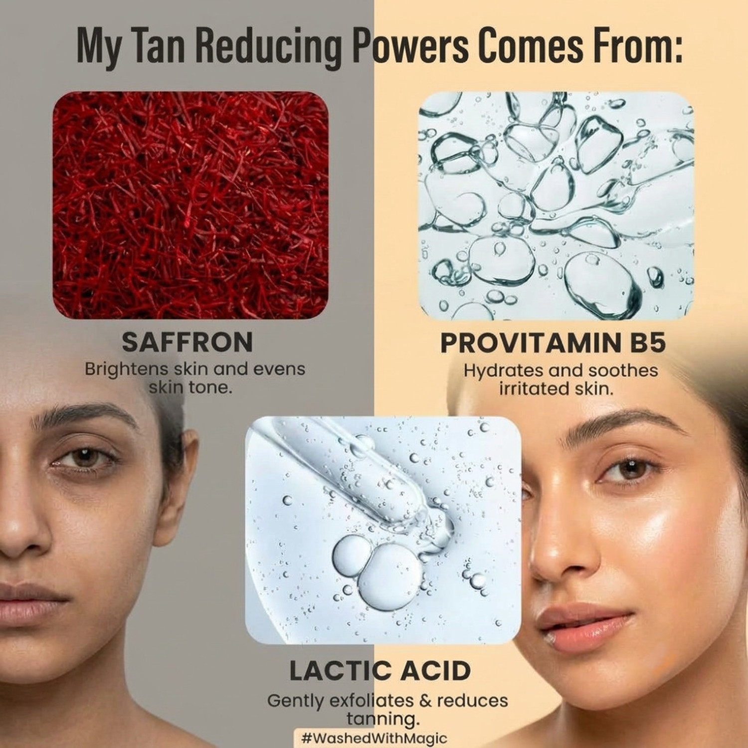 Image of Ghar Magic Facewash, Tan Removal, Anti-Ageing Face Wash (100 ml)