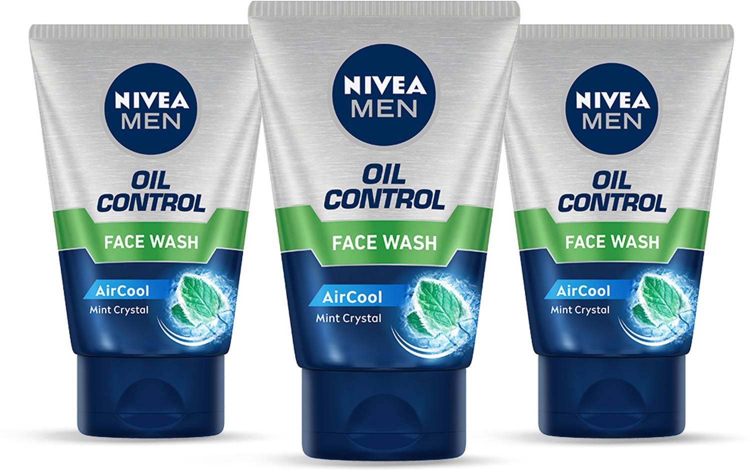 Nivea Men Oil Control with Mint Crystal removes Excess Oil, Tight Pores, For All Skin Type Face Wash