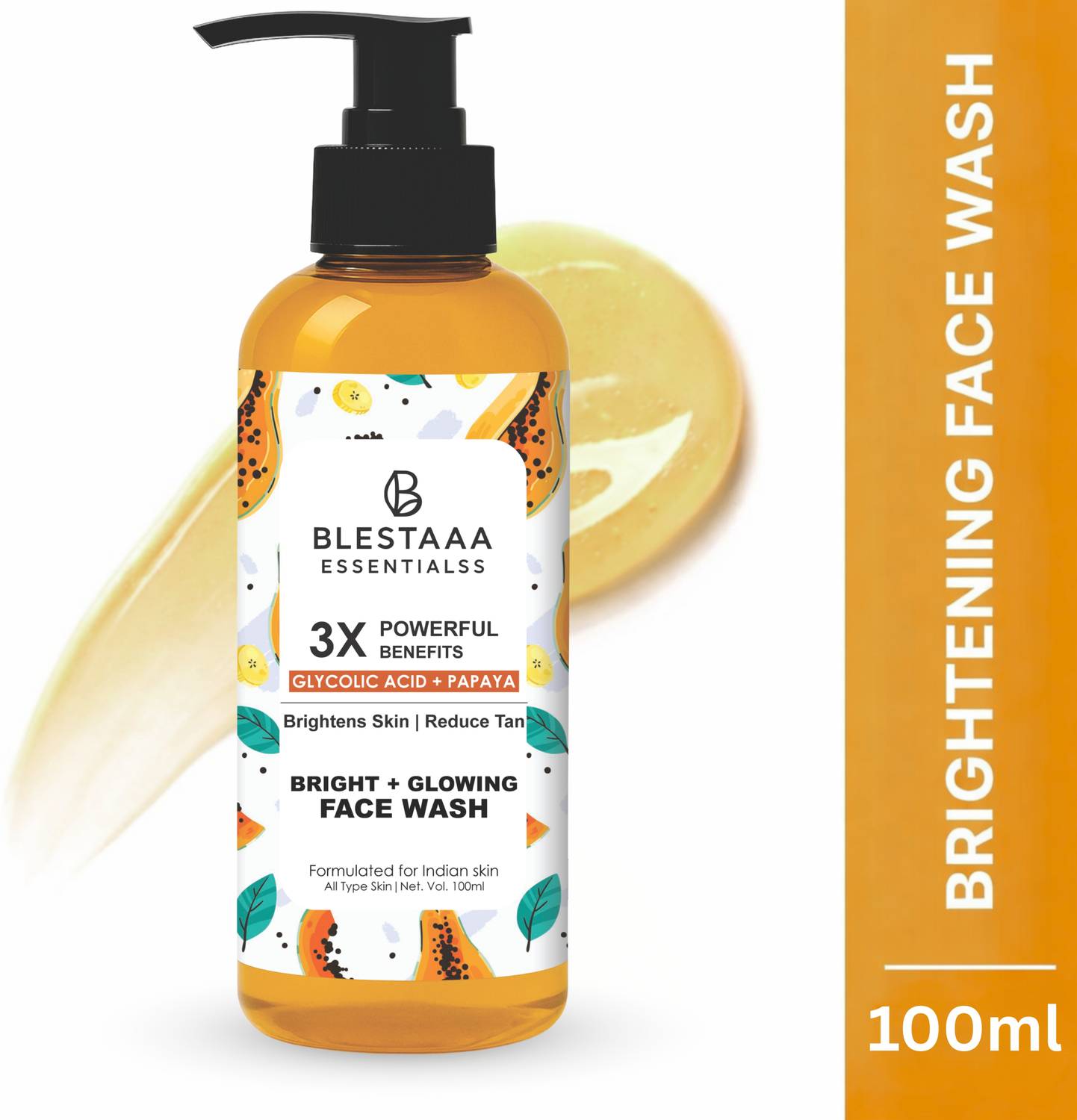 blestaaa essentialss 5% Glycolic Acid Face Wash - Image 1