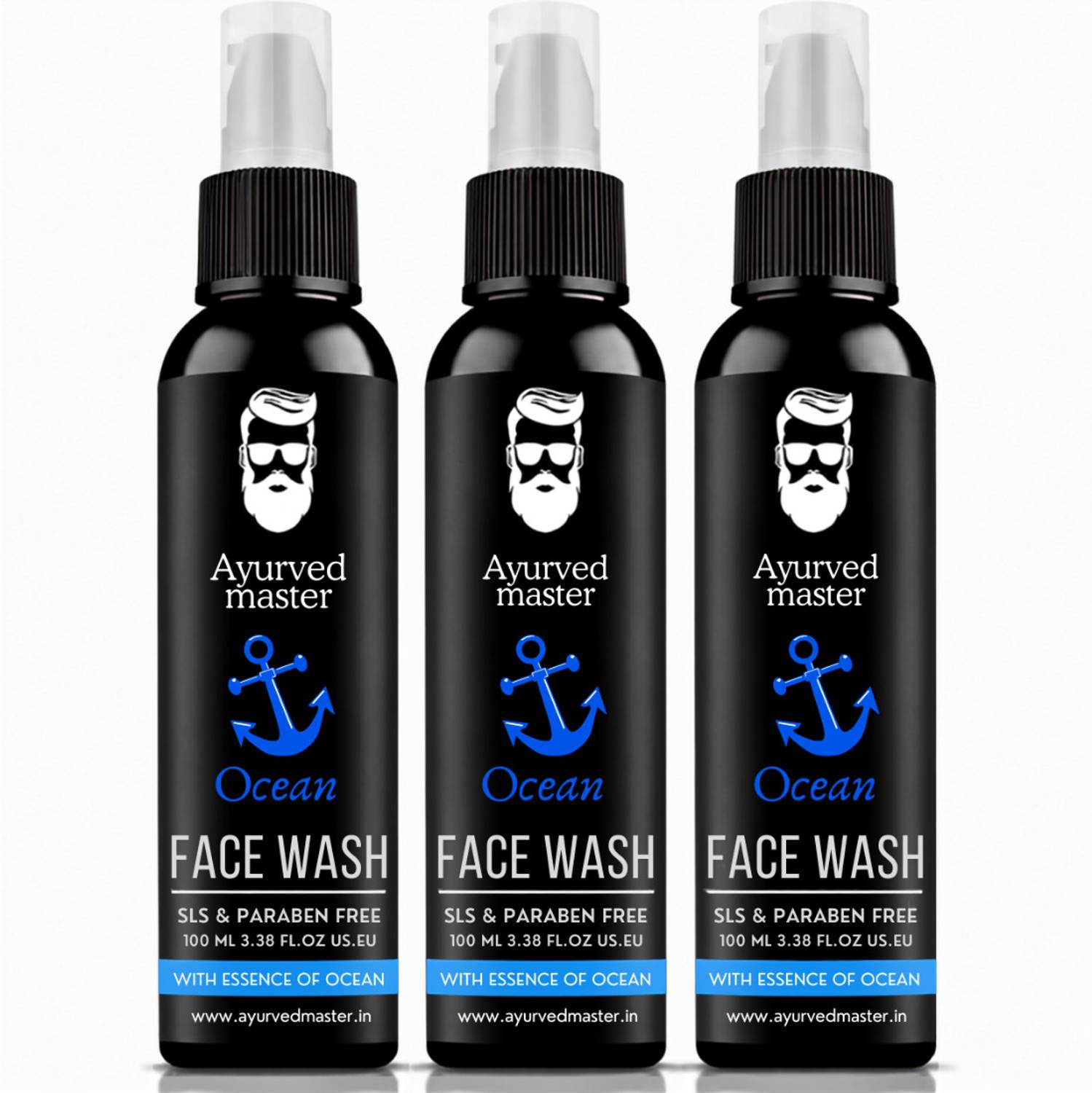 AYURVED MASTER Pack 3 Face Wash Pack of 3 - Image 1