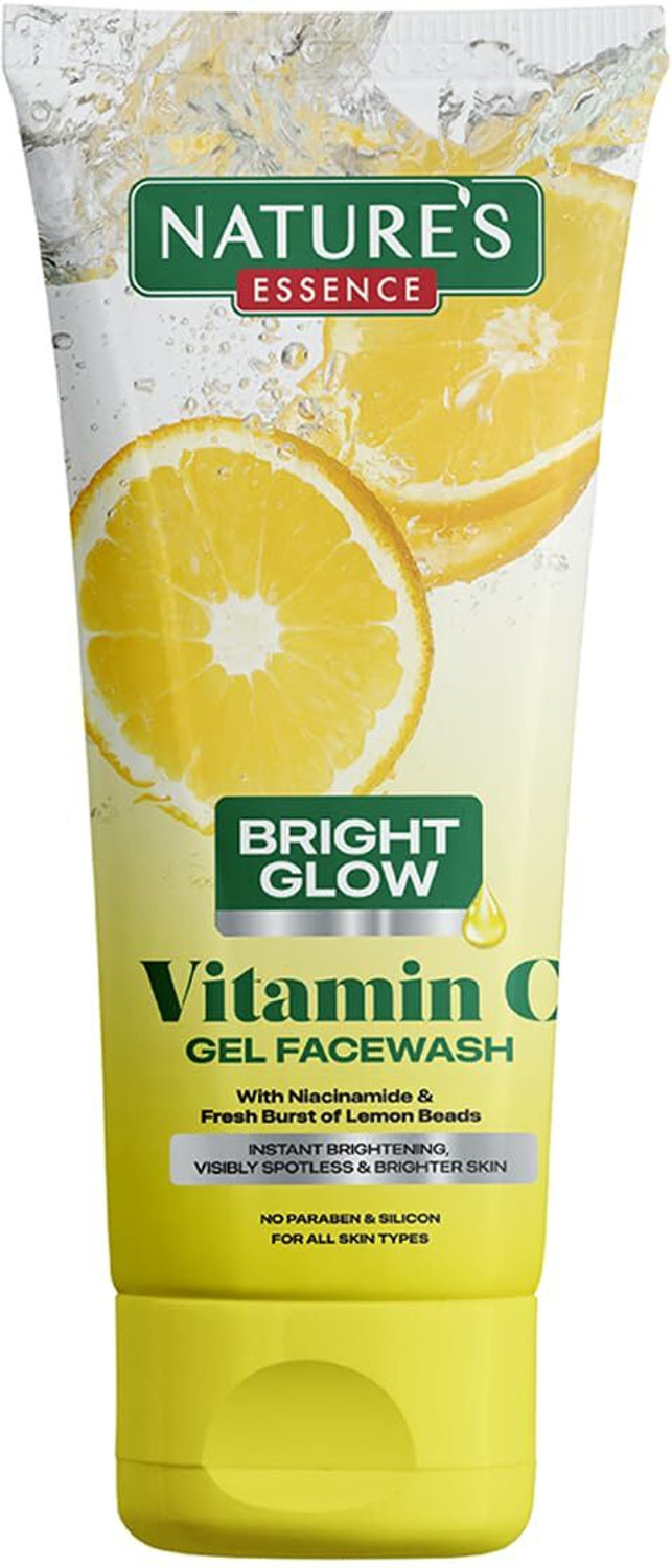 Image of Nature's Essence BRIGHT GLOW VITAMIN C FACEWASH+PAPAYA FACEWASH+NEEM FACE WASH Face Wash