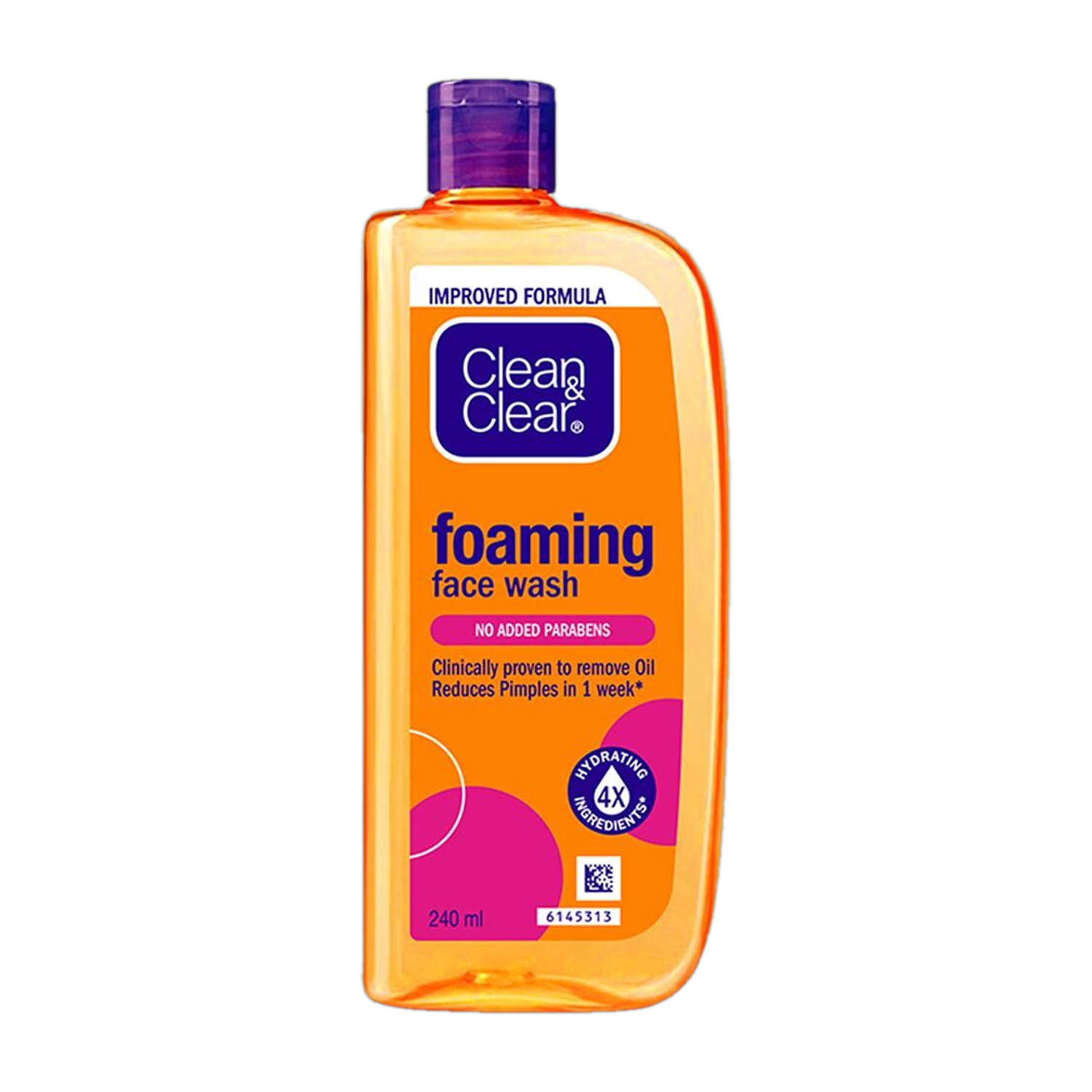 Clean & Clear Oil Free Foaming Face Wash 240 ml - Image 1