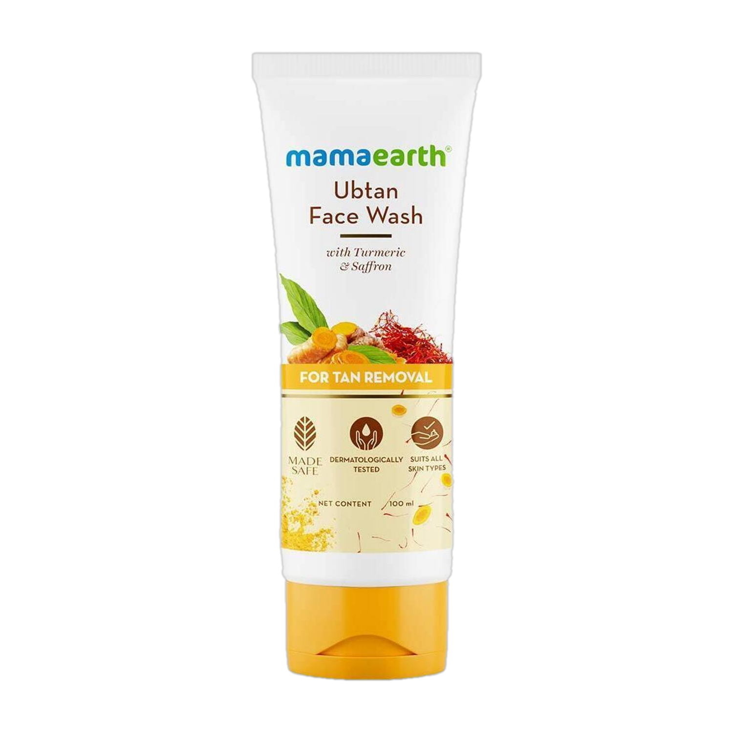 Mamaearth Ubtan Natural Face Wash 100 ml - Image 1