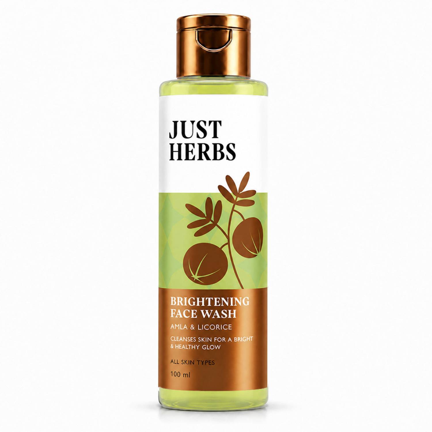 Just Herbs Vitamin C With Amla & Liquorice Root For Skin Brightening Face Wash