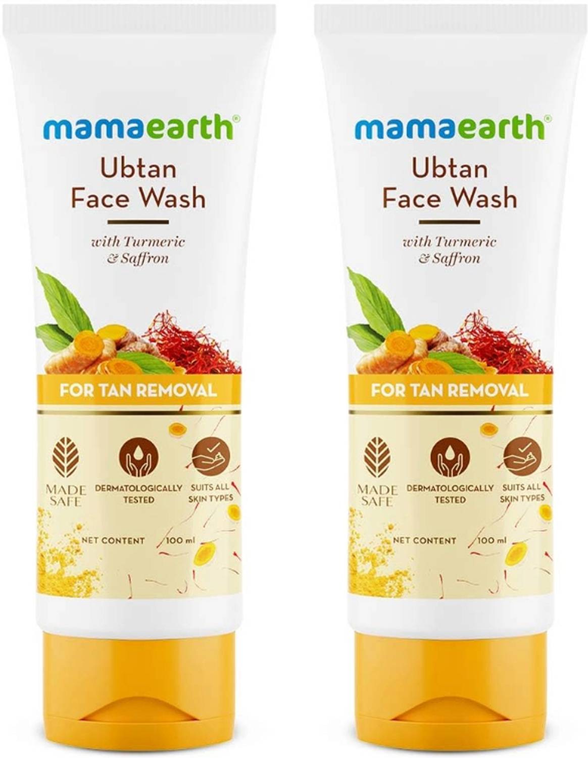 MamaEarth Ubtan with Turmeric & Saffron Face Wash (200 ml)