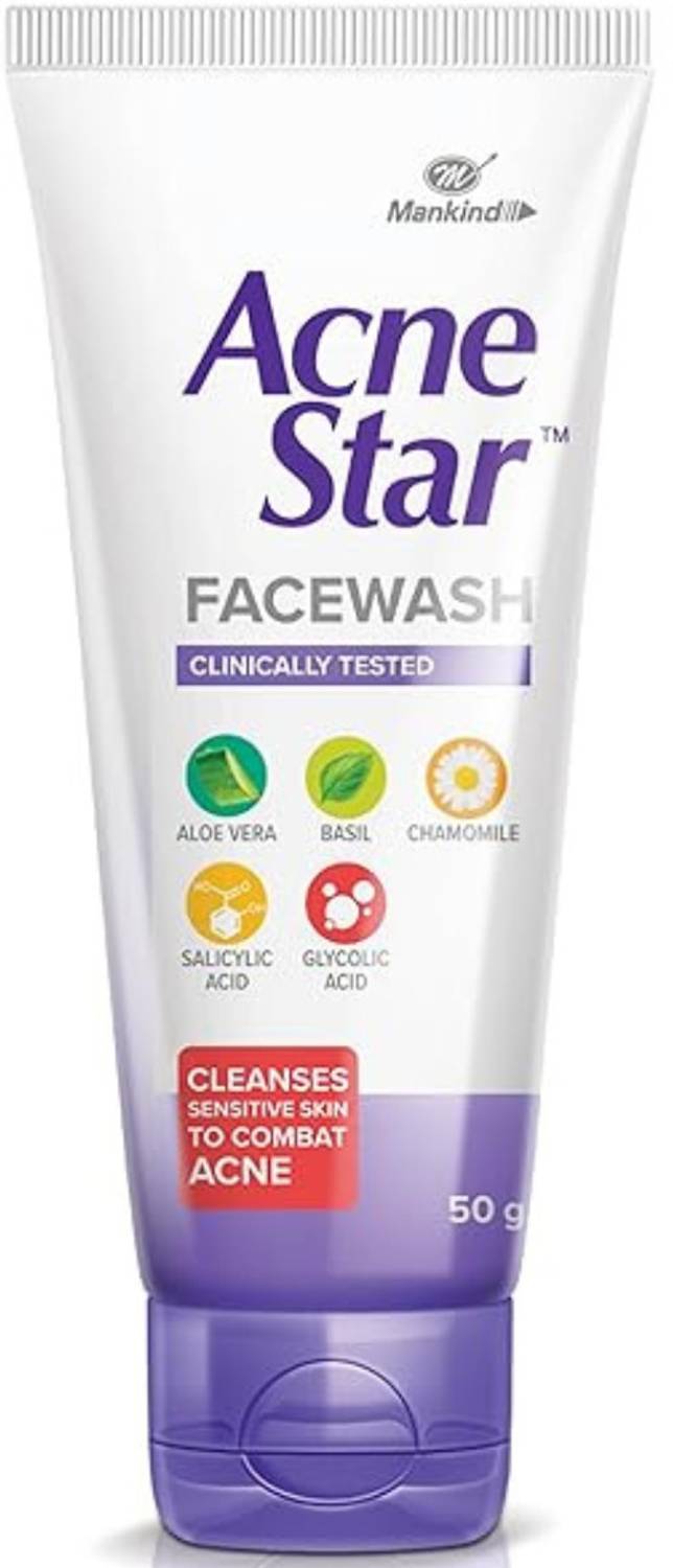 acnestar FACEWASH FOR MAN AND WOMEN 50 GM Face Wash