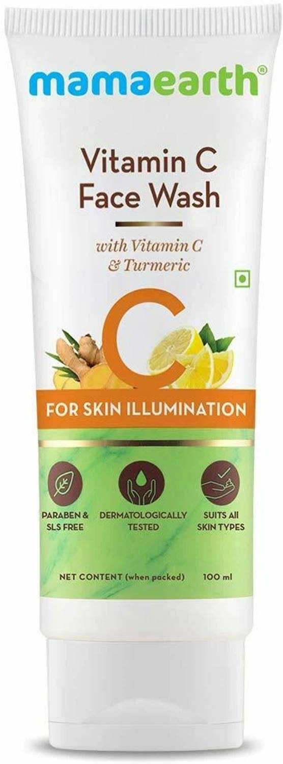 MamaEarth Vitamin C Face Wash with Turmeric - Image 1