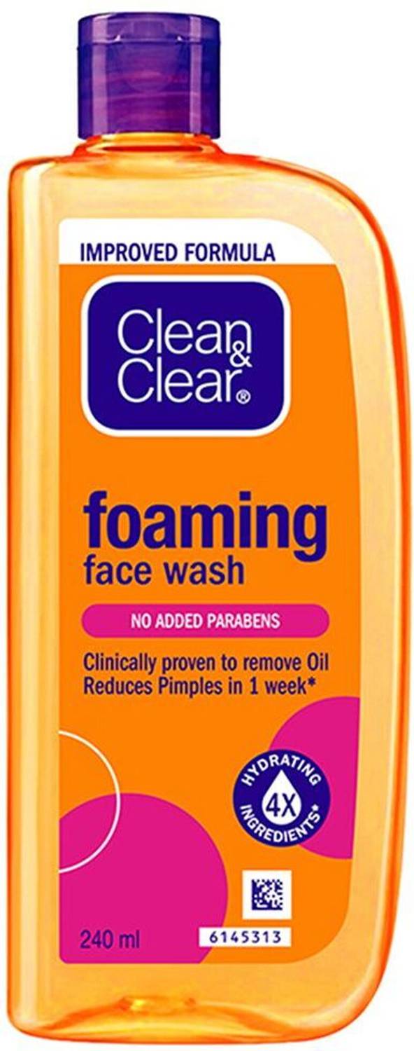Clean and Clear Oil free foaming face wash (240 ml)- Big Pack Fac