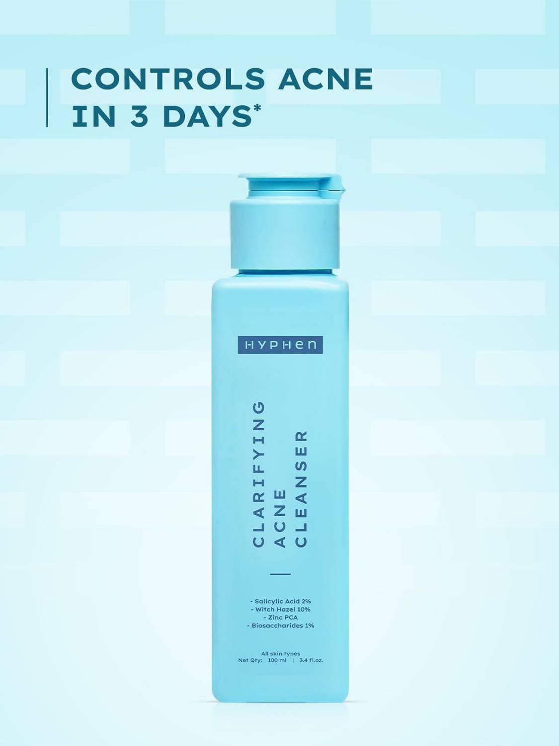 HYPHEN Clarifying Acne Cleanser with Salicylic Acid 2% - 100ml