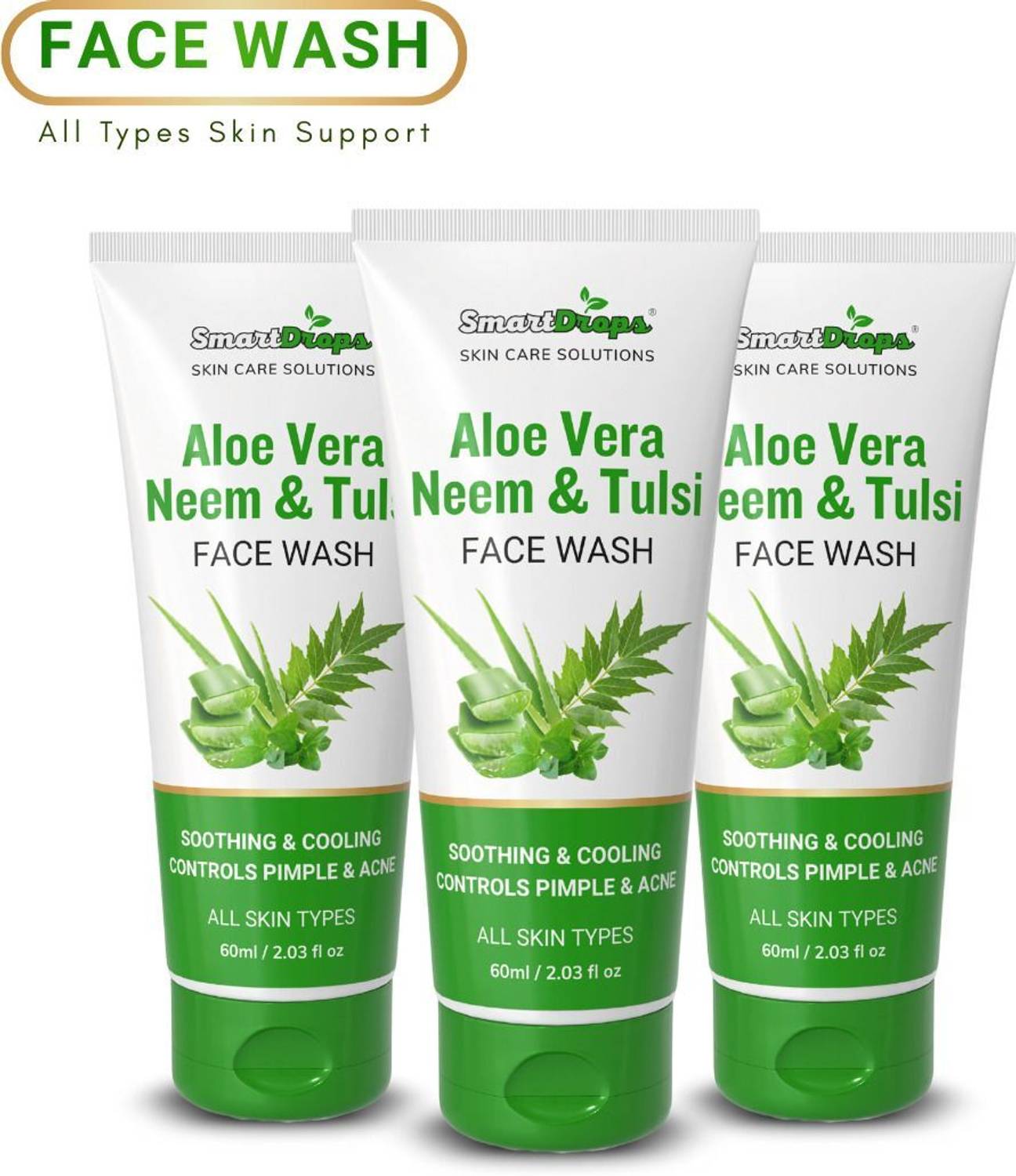 smartdrops Aloe Vera Facewash For Skin Whitening - Image 1