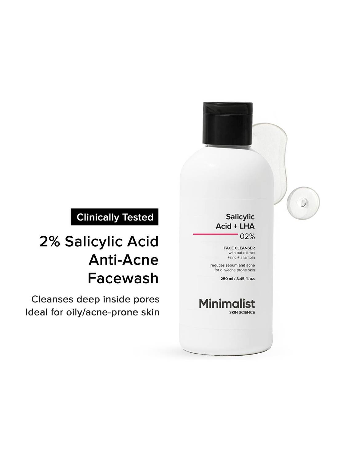Minimalist 2% Salicylic Acid Face Wash 100ml - Image 1