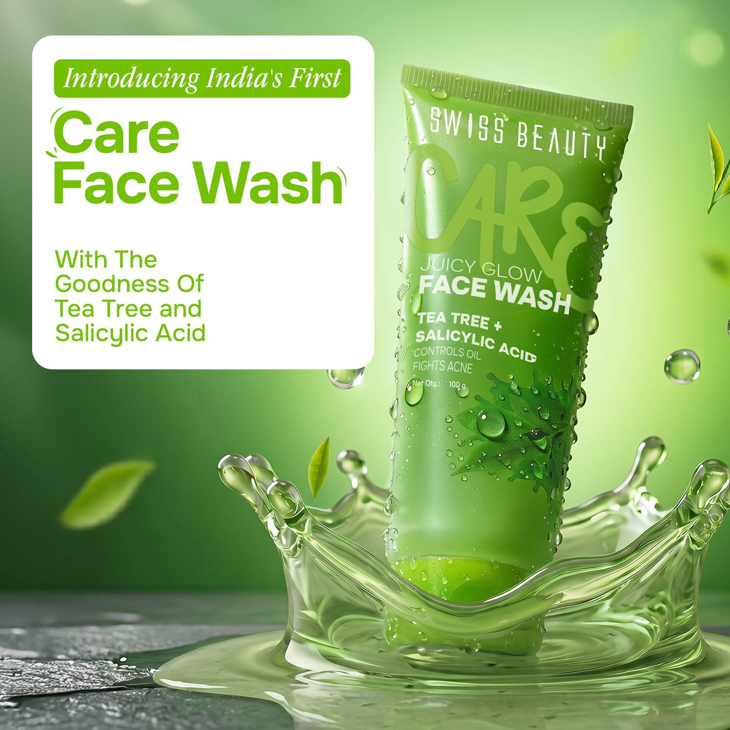 SWISS BEAUTY Care Juicy Glow Face Wash - Image 2