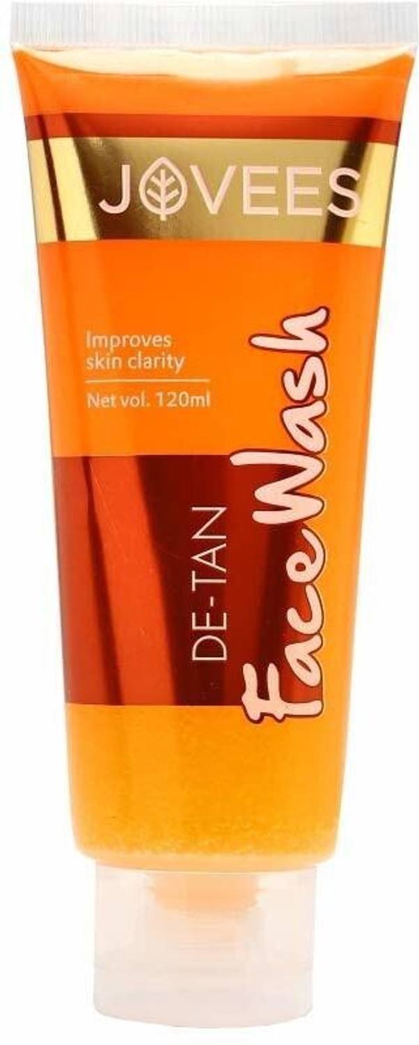 JOVEES Herbal De-Tan For Women/Men | Tan Removal, Brightening and Glowing Skin Face Wash