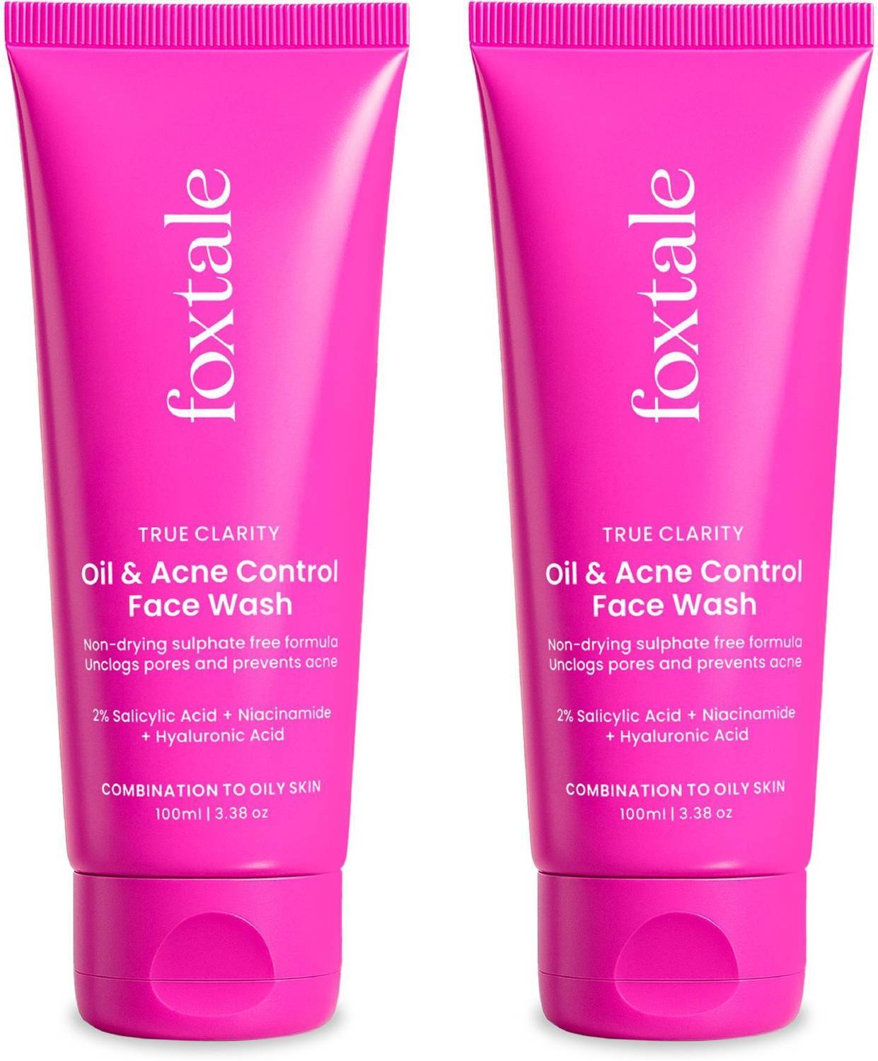 Foxtale Anti-Acne Face Wash 100ml - Image 1