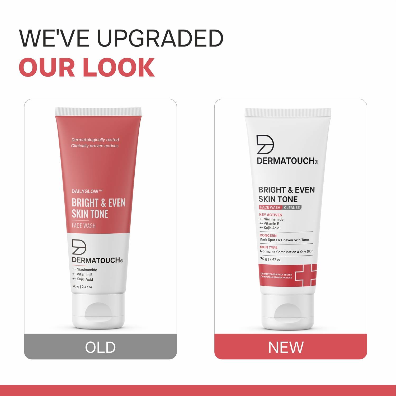 Dermatouch डर्माटच ब्राइट एंड इवन स्किन टोन फेस वॉश PO2 - Image 2