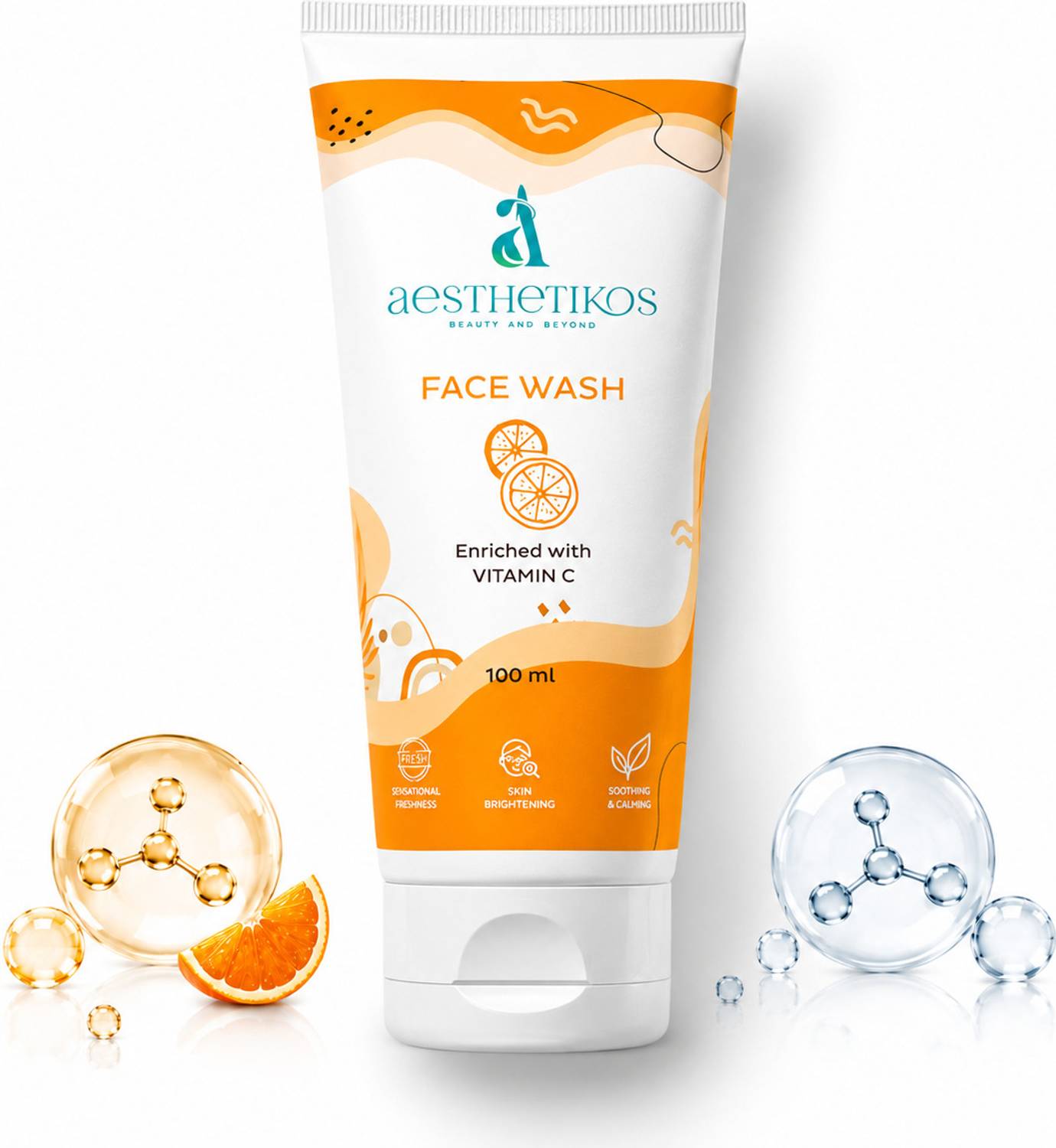 Aesthetikos Vitamin C Face Wash Pack of 2 - Image 2
