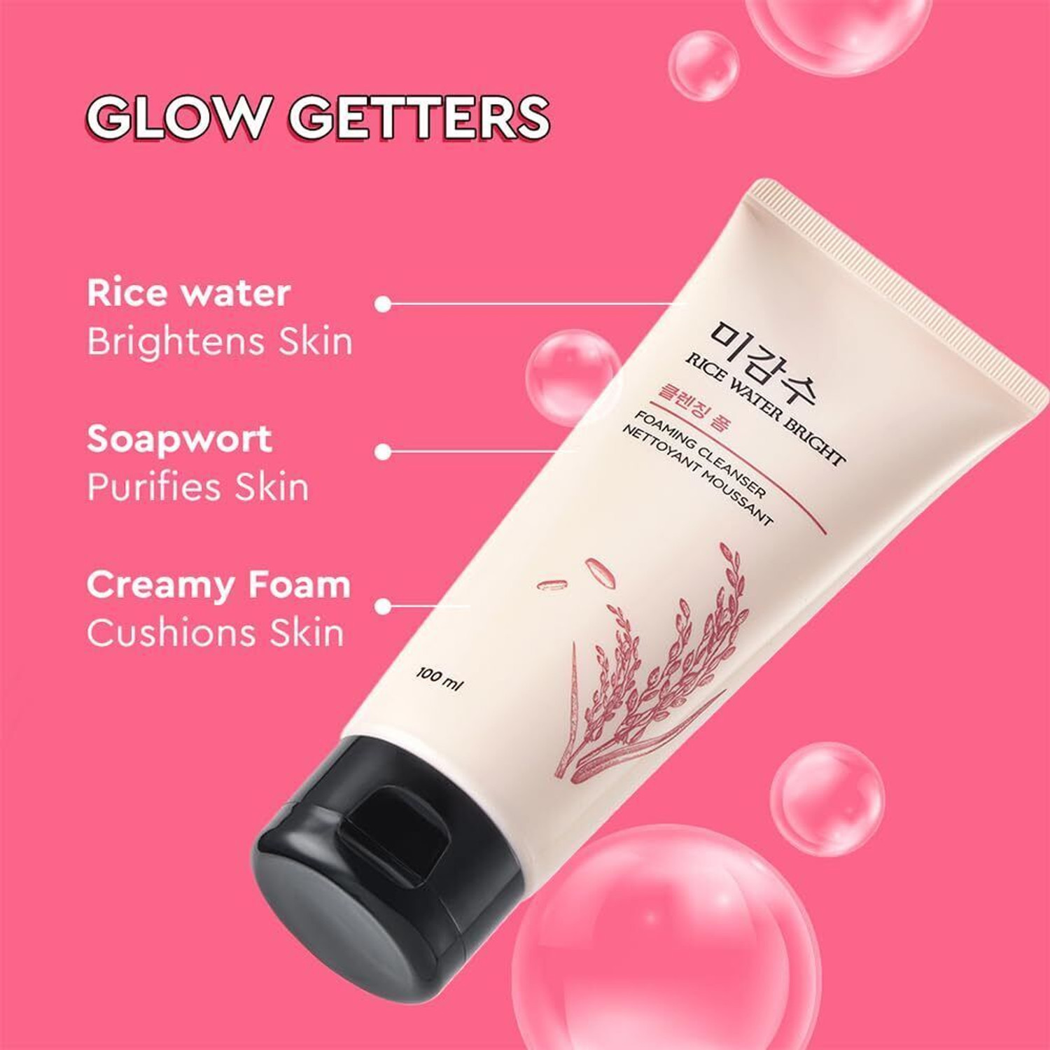 Image of JASREESH Face Shop Foaming Cleanser for Glowing Skin Foaming Face Wash