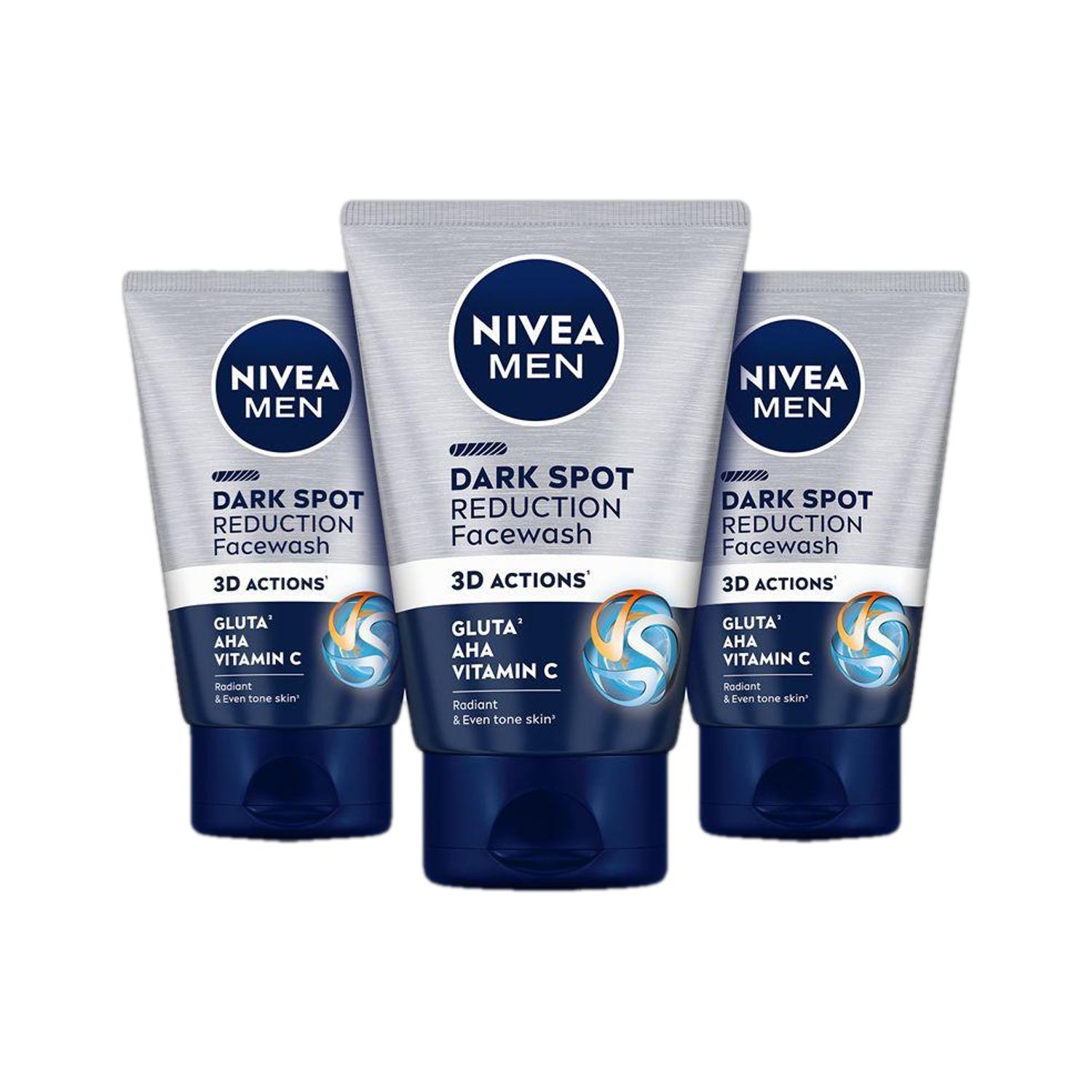 Nivea Men Dark Spot Reduction Cleanser Combo with Vitamin C & AHA