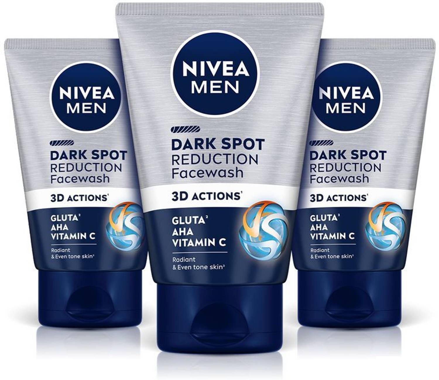 Nivea Men Dark Spot Reduction Face Wash Combo with Vitamin C & AHA at ₹340 (62% Off) – Flipkart