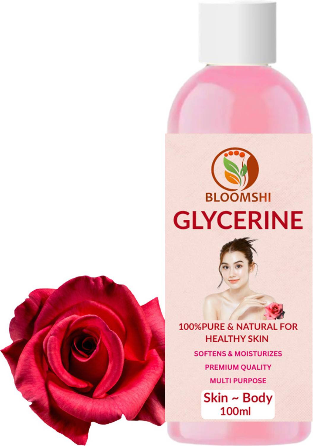 BLOOMSHI 100% pure glycerine-to soften & moisturize skin and multipurpose-premium grade Face Wash