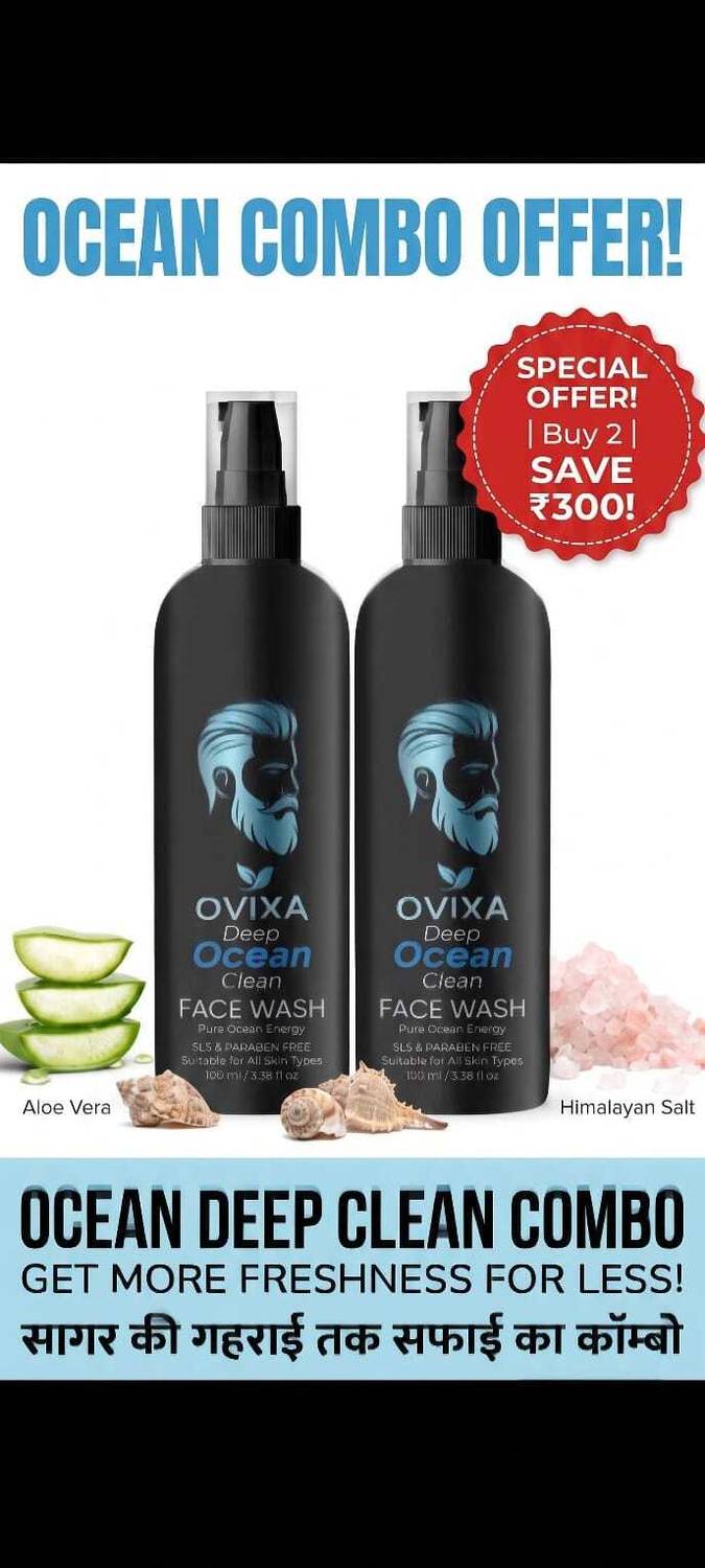 Ovixa F001 Face Wash 200 ml - Image 4