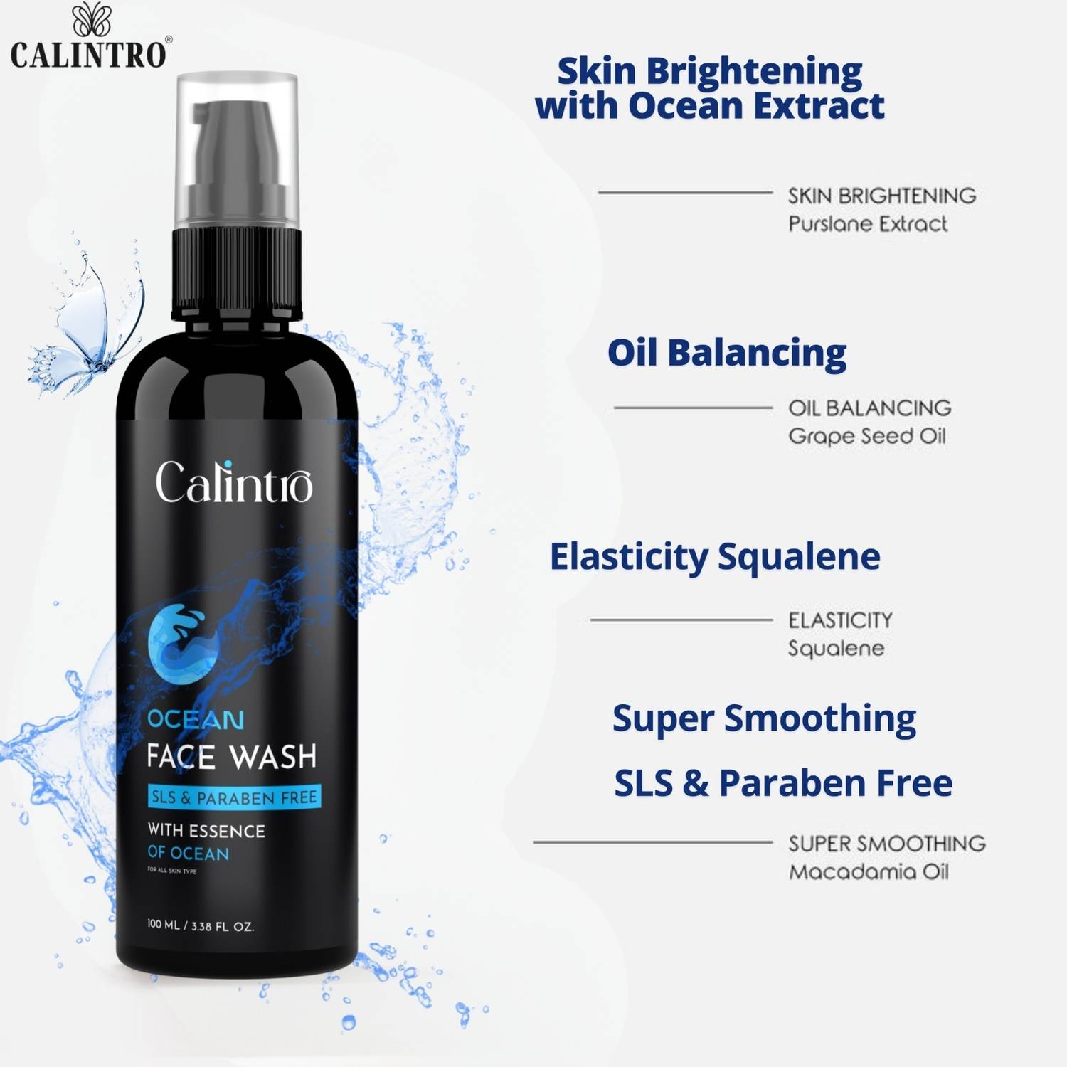 Calintro Ocean Men's Face Wash - Image 4