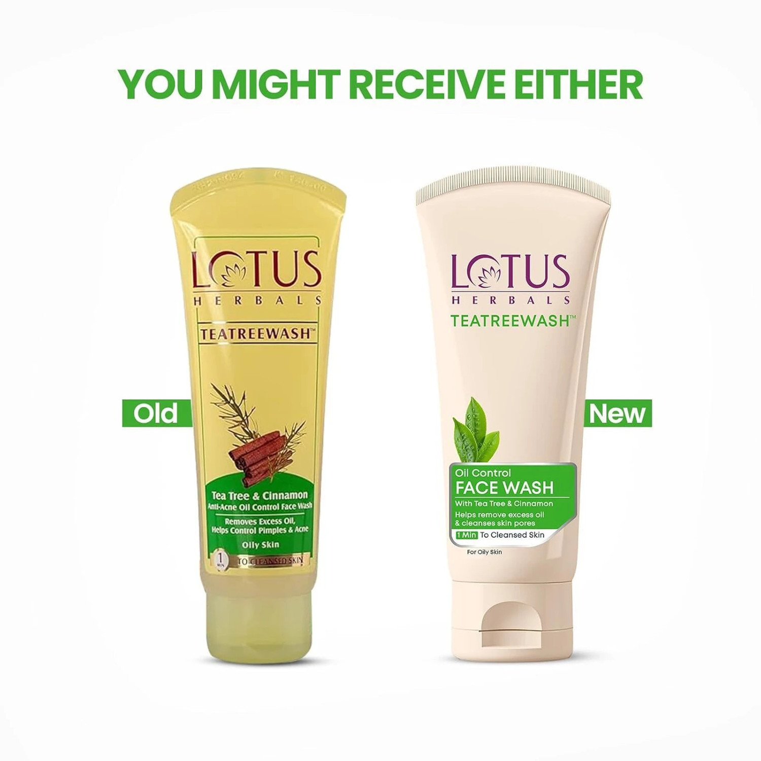 Image of LOTUS HERBALS Teatreewash | with Tea Tree Oil & Cinnamon | Oil Control Face Wash