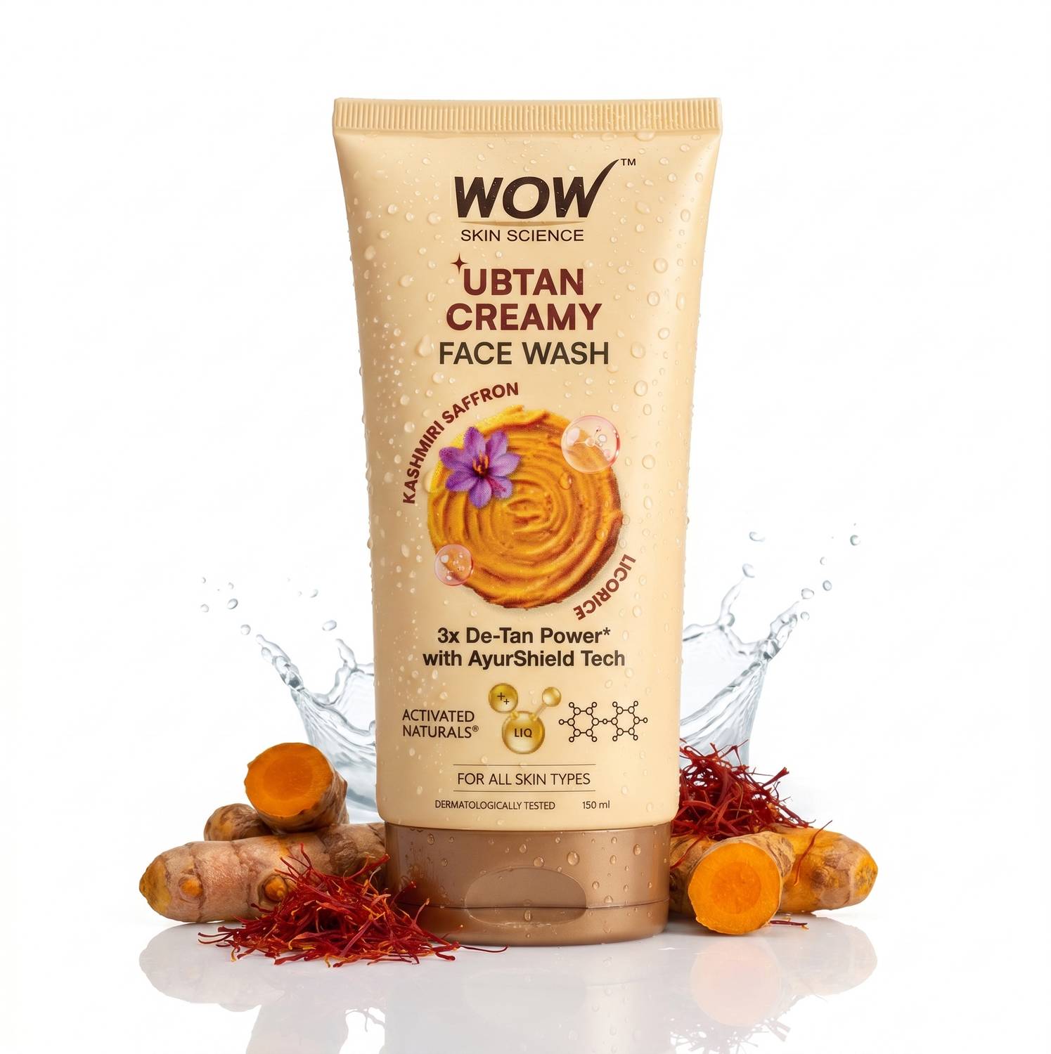 WOW Ubtan Creamy Face Wash - Image 1