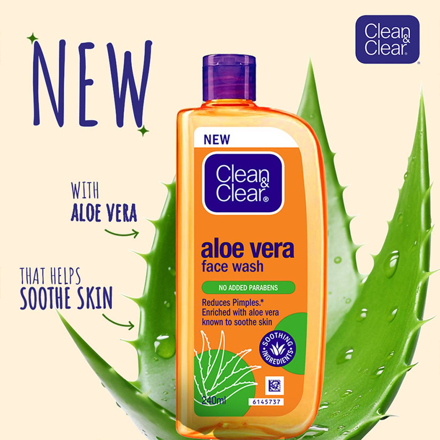 Clean & Clear Aloe Vera Face Wash 100ml - Image 4