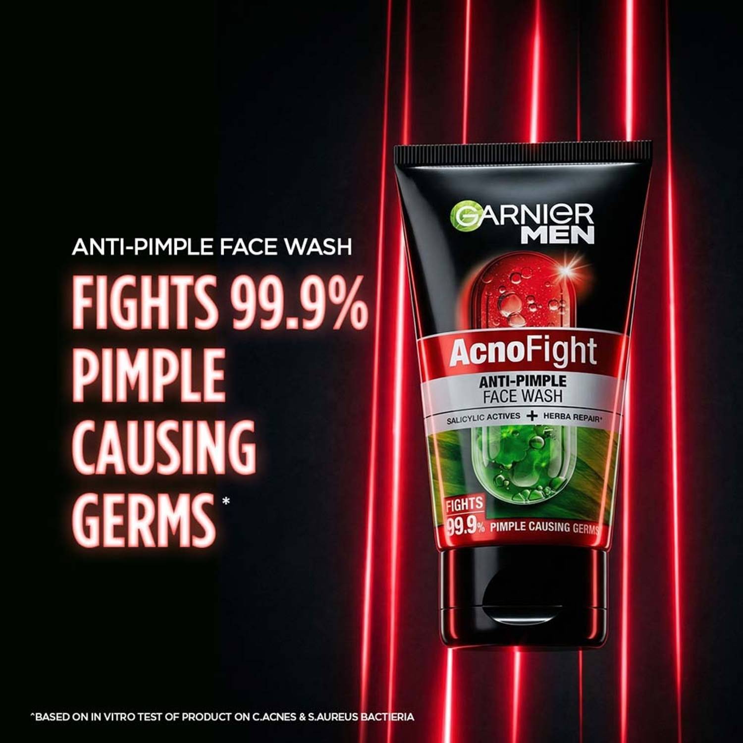 Garnier Men Acno Fight Anti-Pimple Face Wash - Image 3