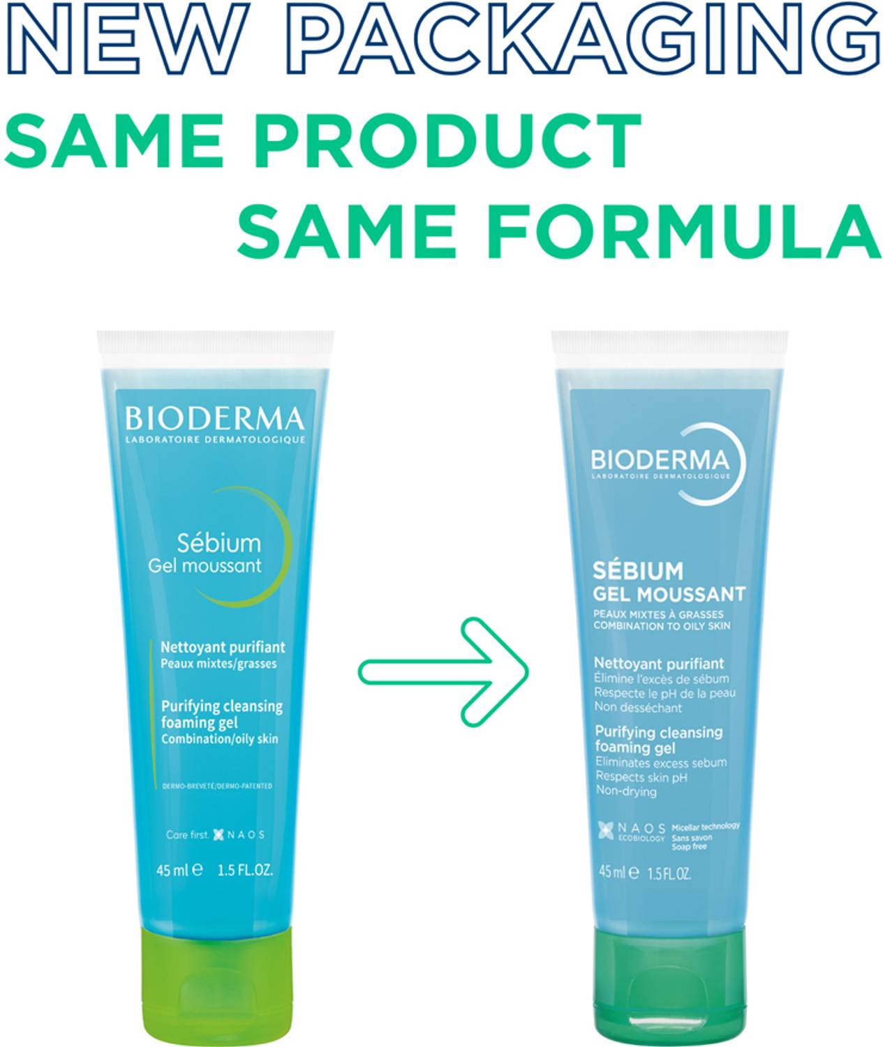 BIODERMA Face And Body Wash Moussant Purifying Cleansing Gel - Image 2