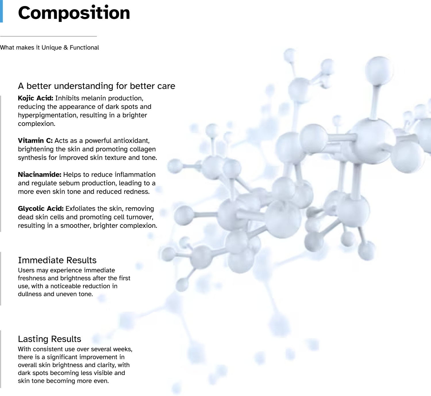 Image of Aecxo Glo 2% Kojic Acid With 3% Niacinamide Daily Brightening Gentle Face Wash