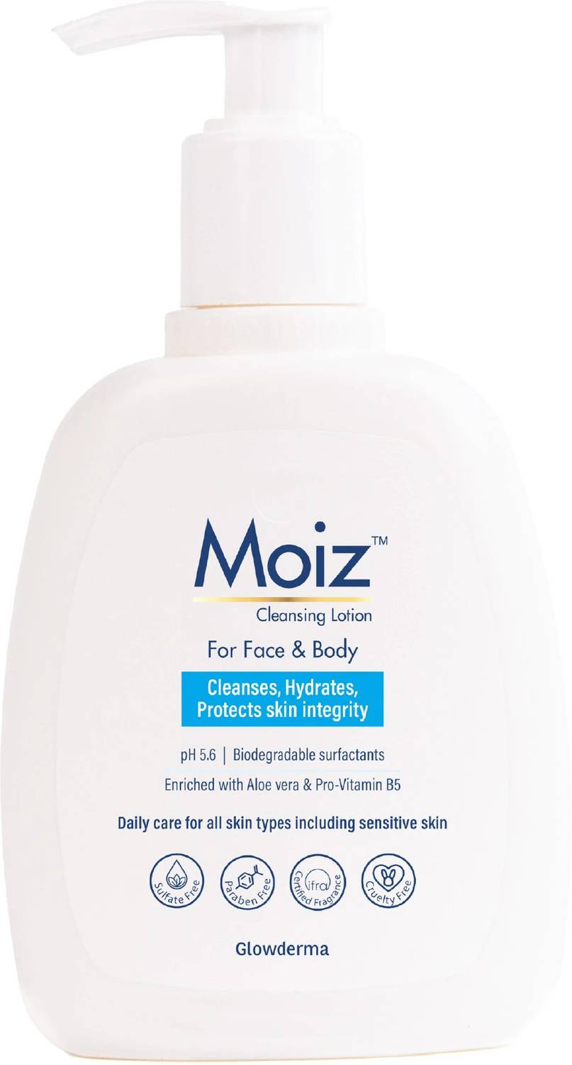 Moiz Cleansing Lotion - Gentle Skin Cleanser pH 5.6