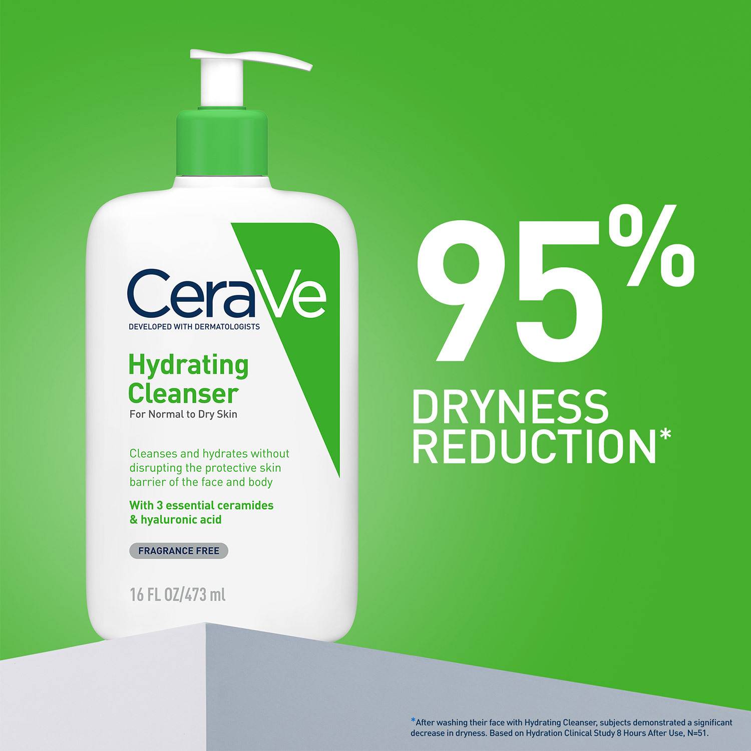 CeraVe Hydrating Cleanser 236ml - Image 2