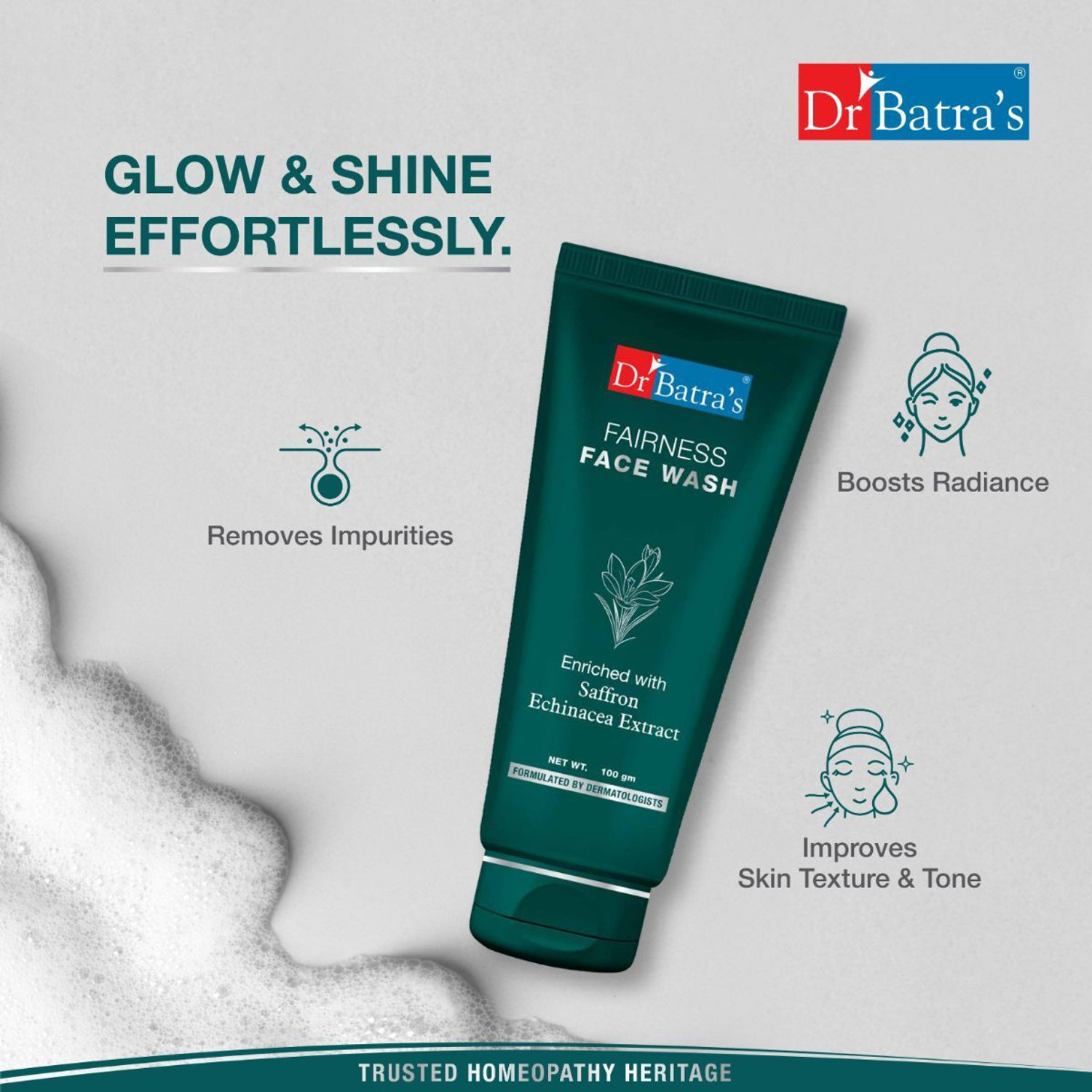 Image of Dr Batra's Fairness (Sulphate, Silicone & Soap Free) Face Wash